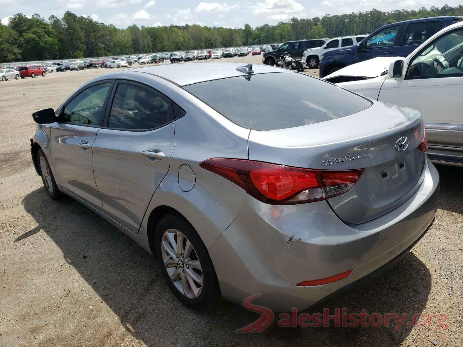 5NPDH4AE0GH661424 2016 HYUNDAI ELANTRA