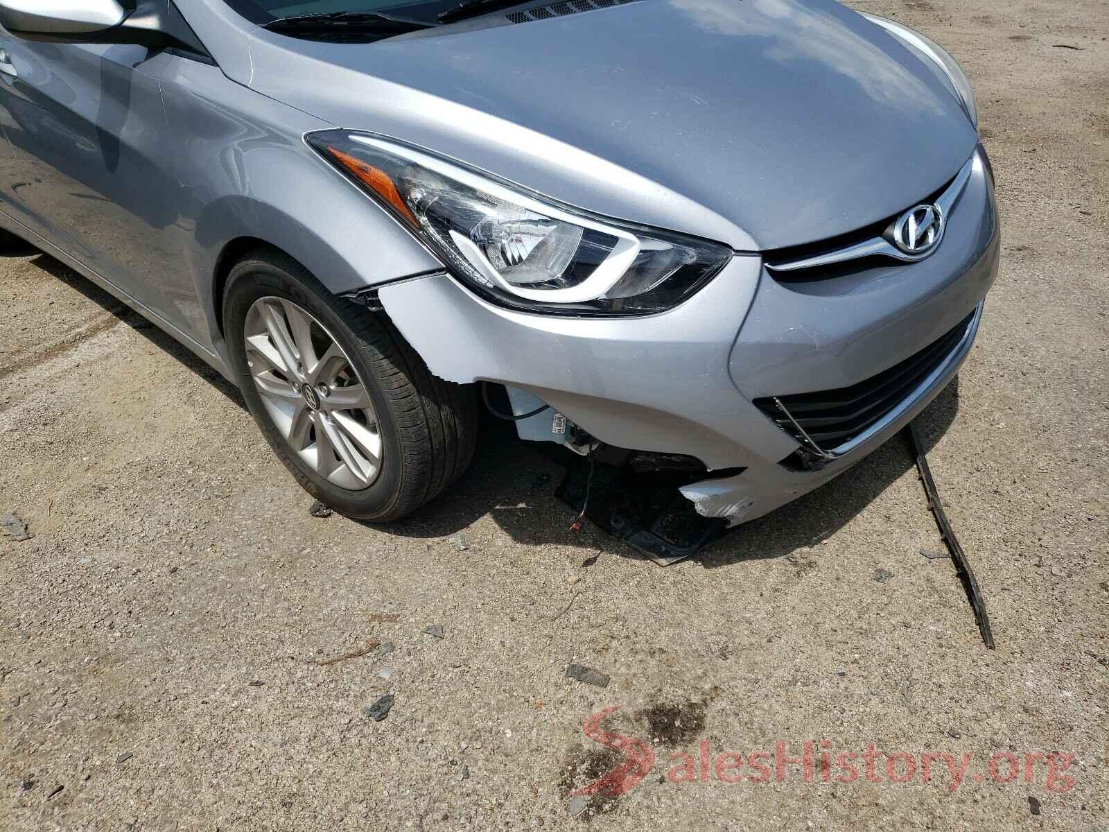 5NPDH4AE0GH661424 2016 HYUNDAI ELANTRA