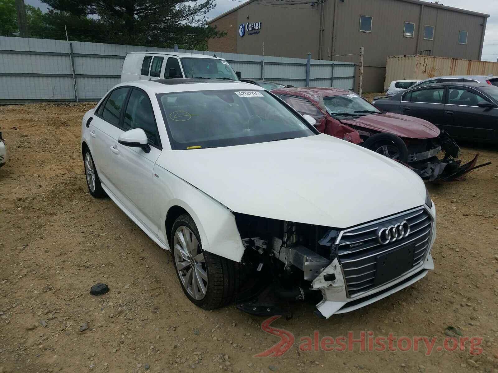 WAUDNAF44JA076817 2018 AUDI A4