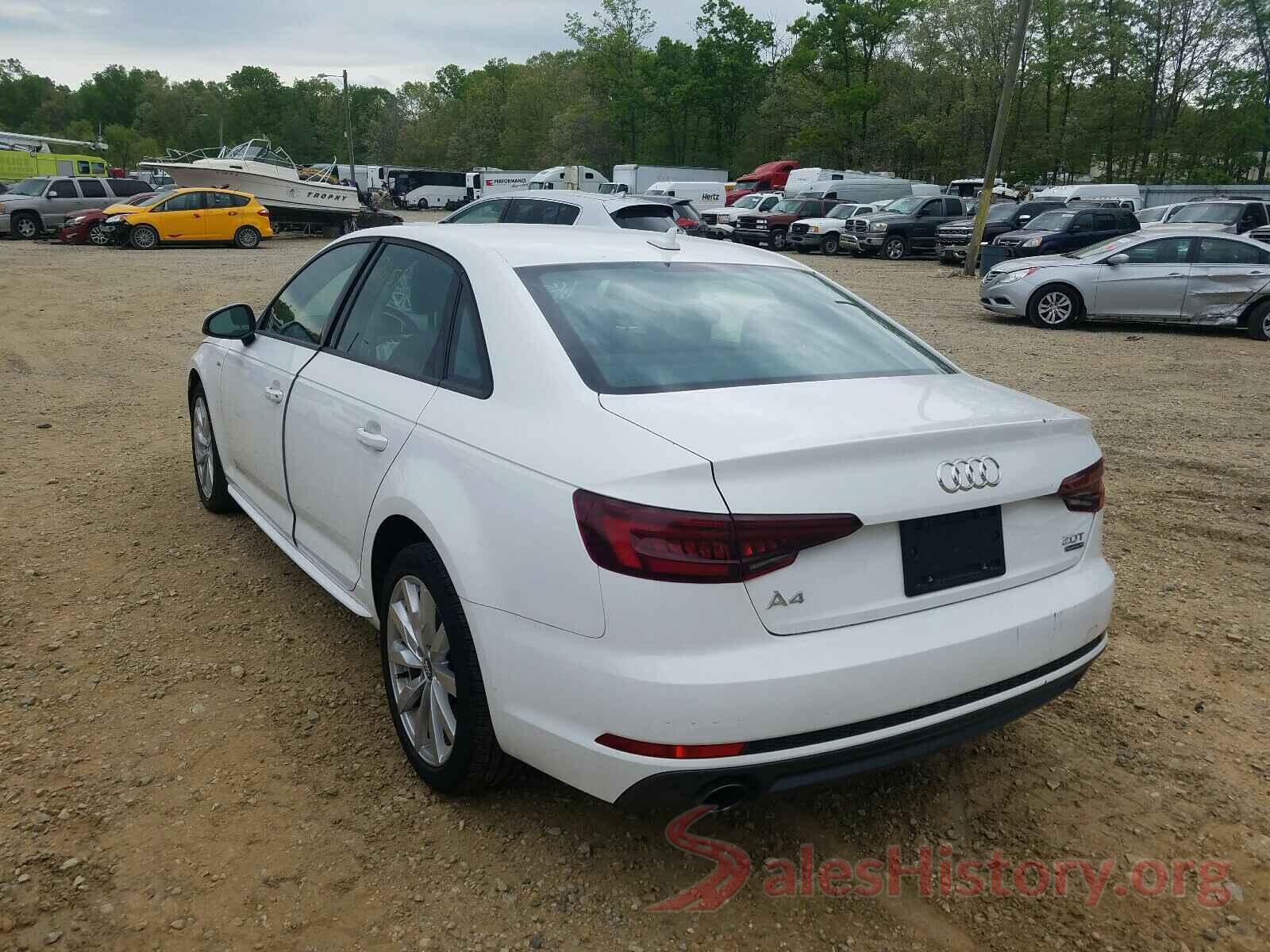 WAUDNAF44JA076817 2018 AUDI A4