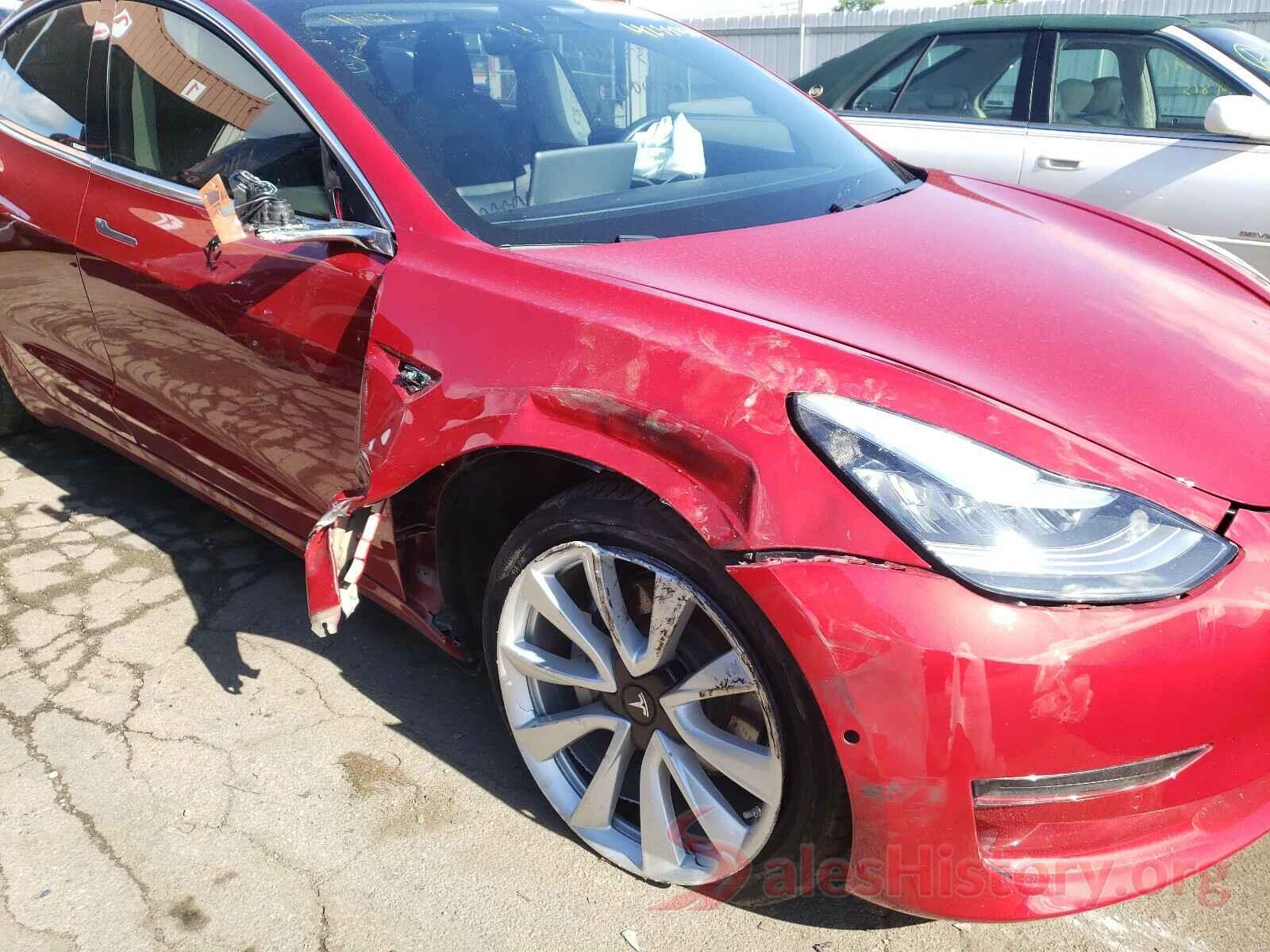 5YJ3E1EB7JF091723 2018 TESLA MODEL 3