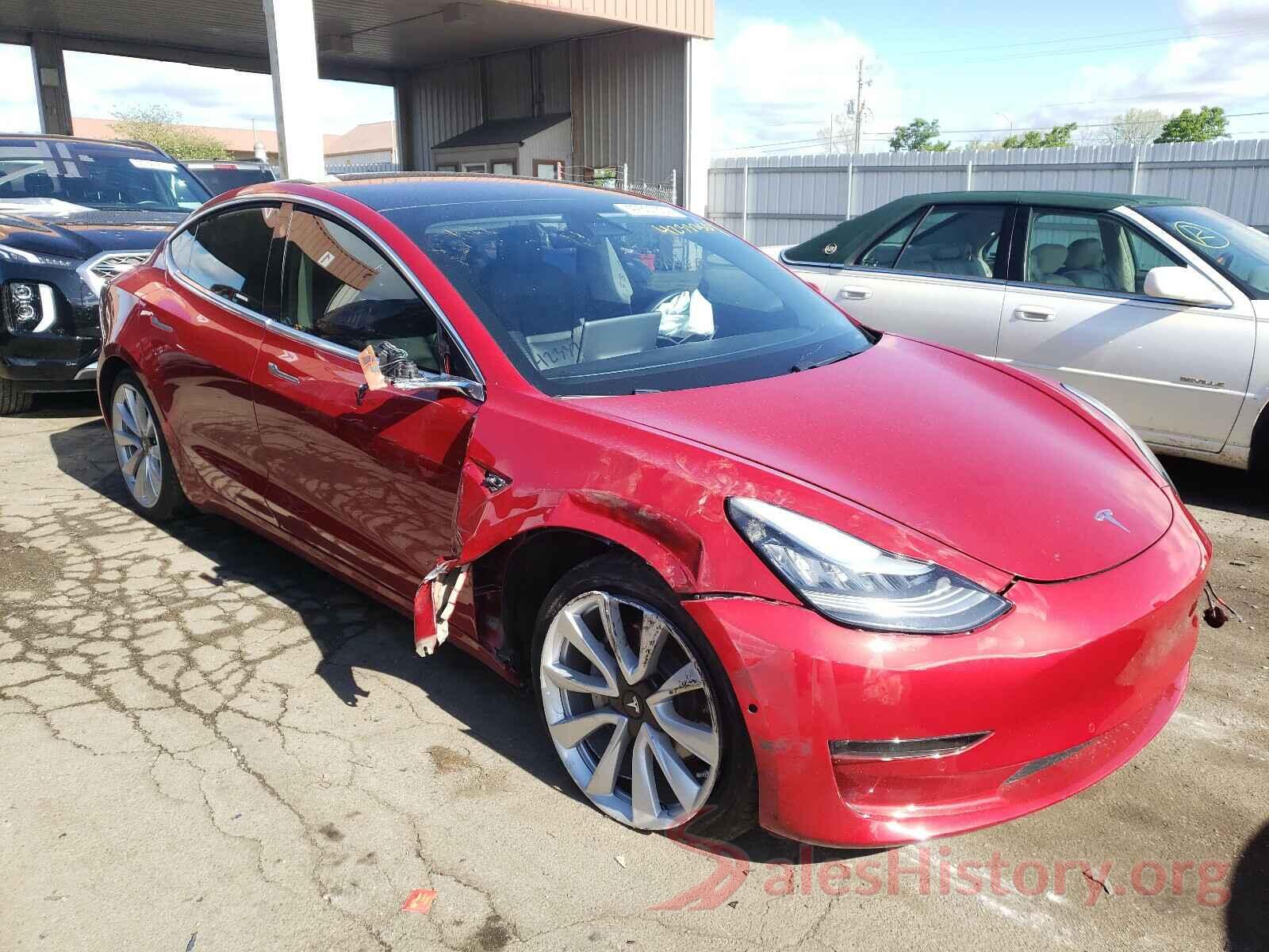 5YJ3E1EB7JF091723 2018 TESLA MODEL 3