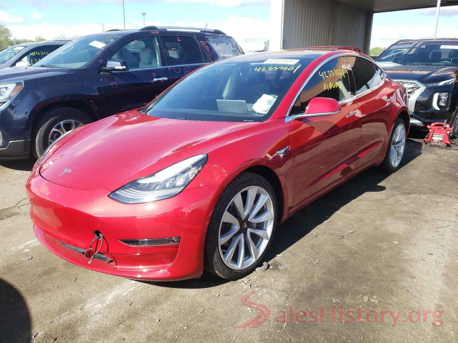 5YJ3E1EB7JF091723 2018 TESLA MODEL 3