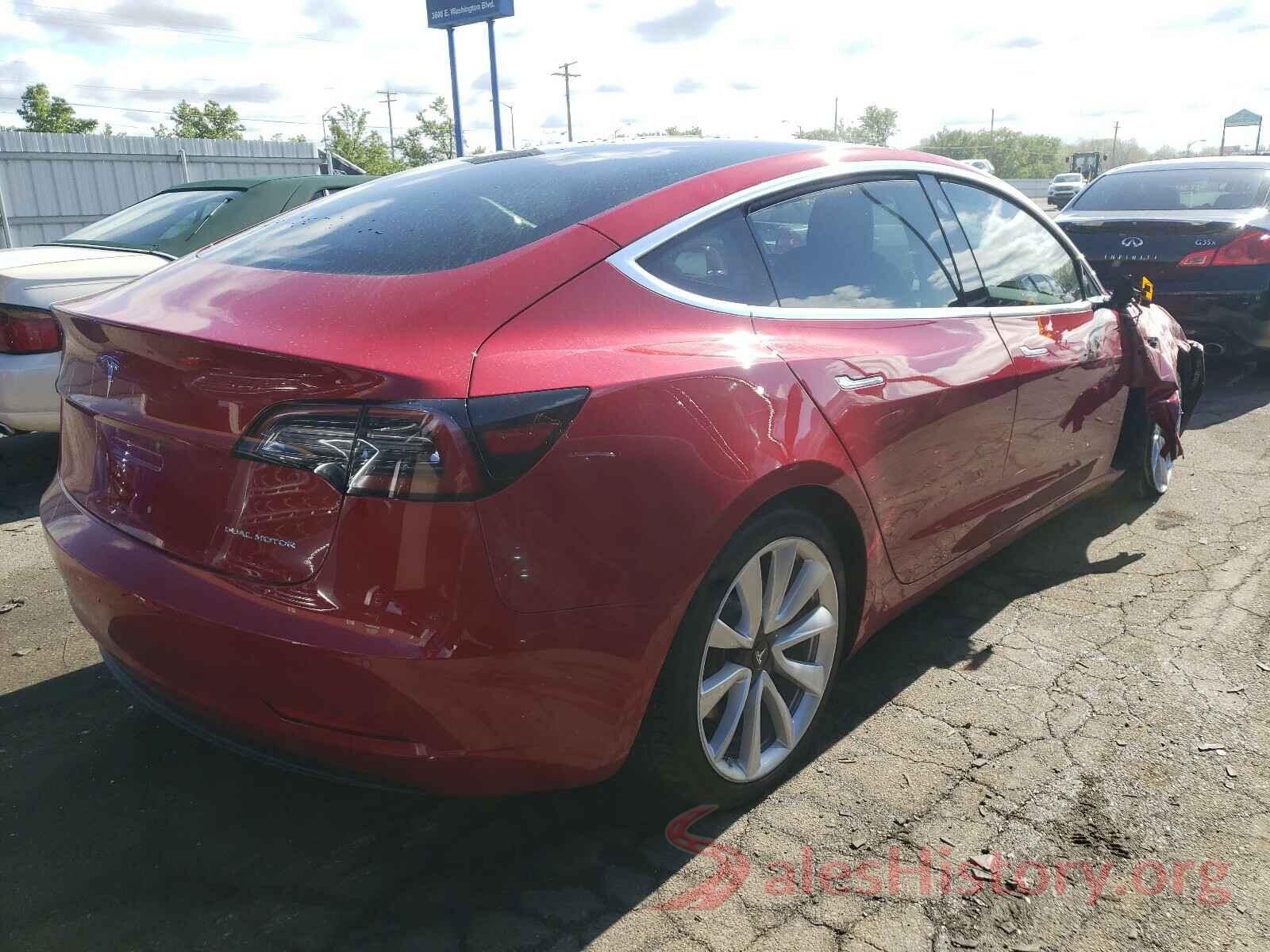 5YJ3E1EB7JF091723 2018 TESLA MODEL 3