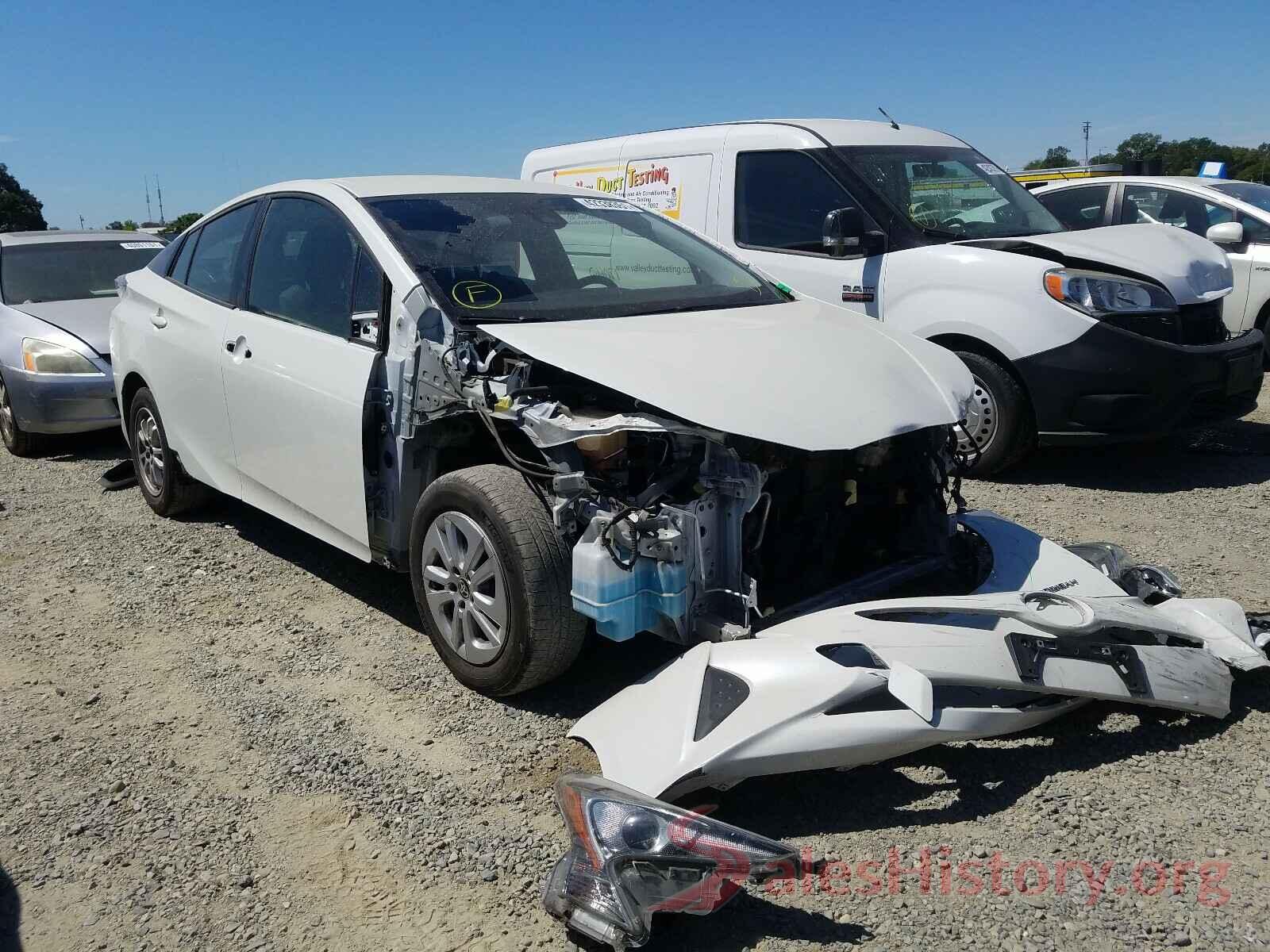 JTDKBRFUXJ3059896 2018 TOYOTA PRIUS