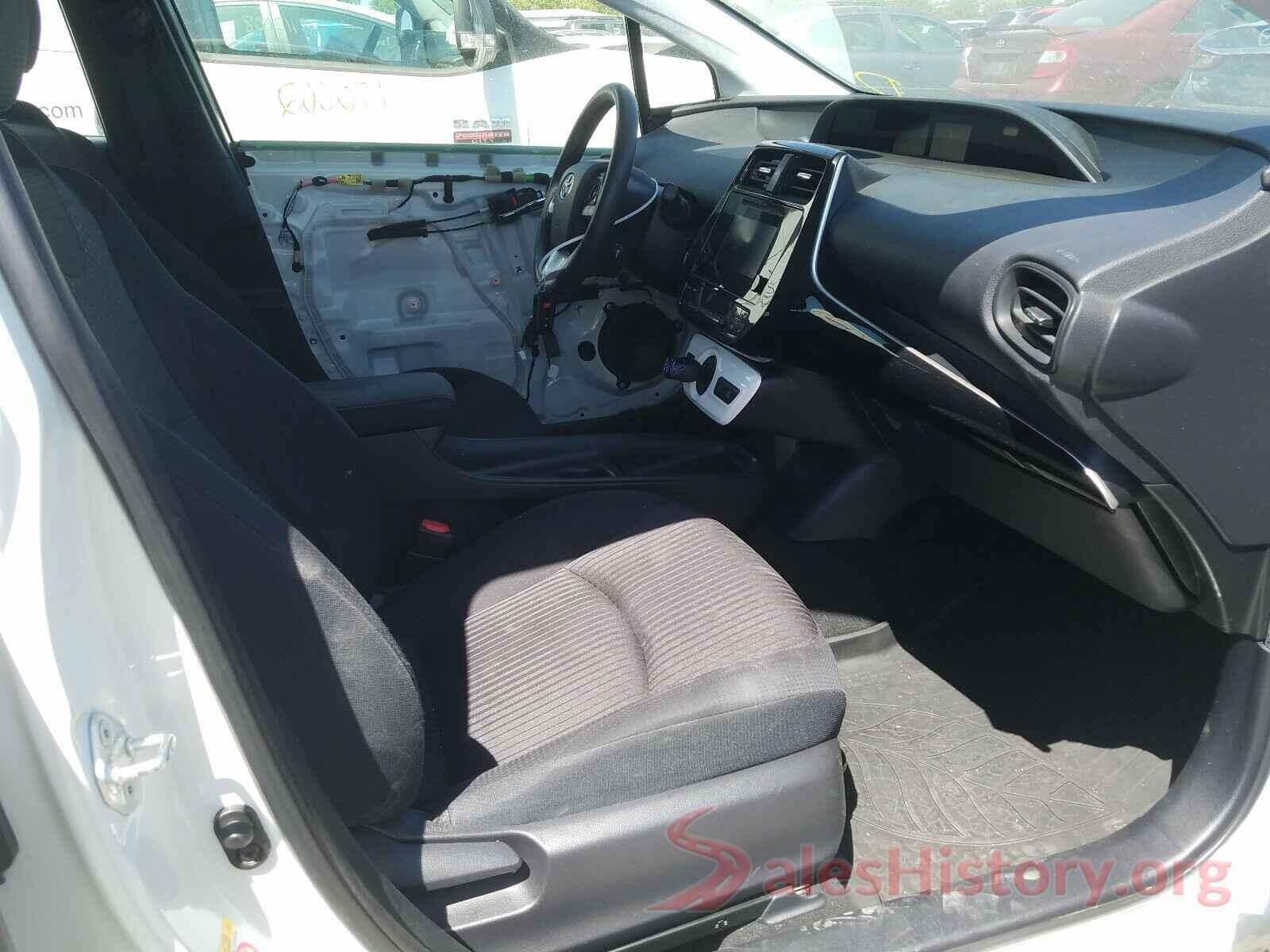 JTDKBRFUXJ3059896 2018 TOYOTA PRIUS