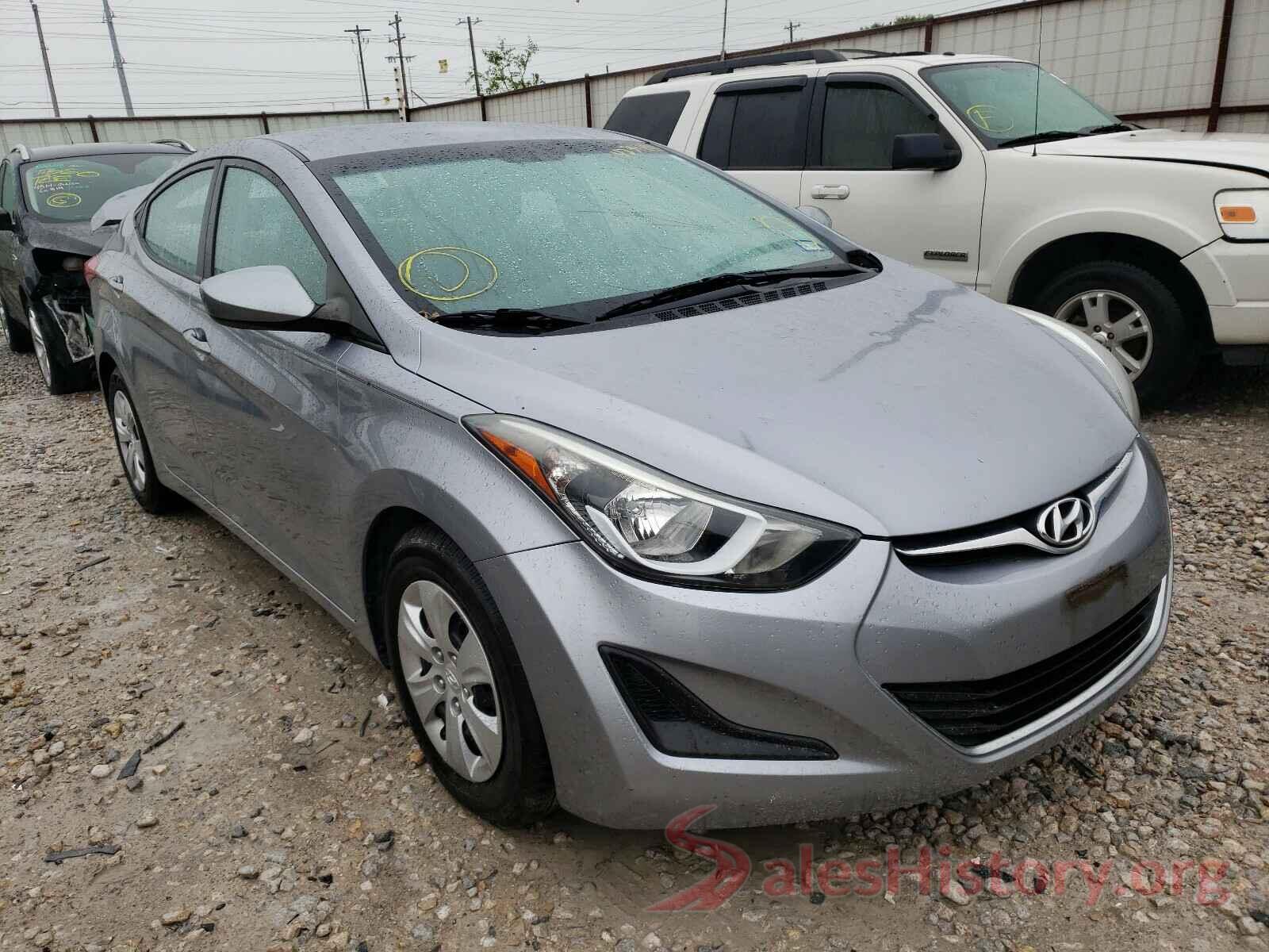 5NPDH4AE5GH719155 2016 HYUNDAI ELANTRA