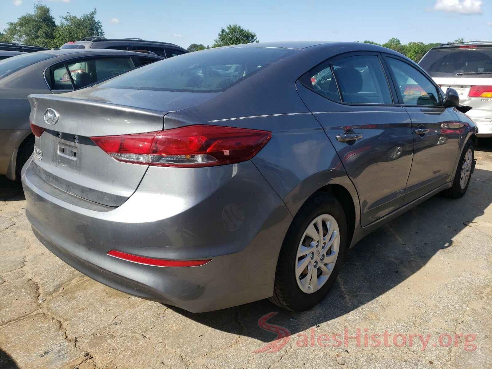 5NPD74LF4JH260510 2018 HYUNDAI ELANTRA