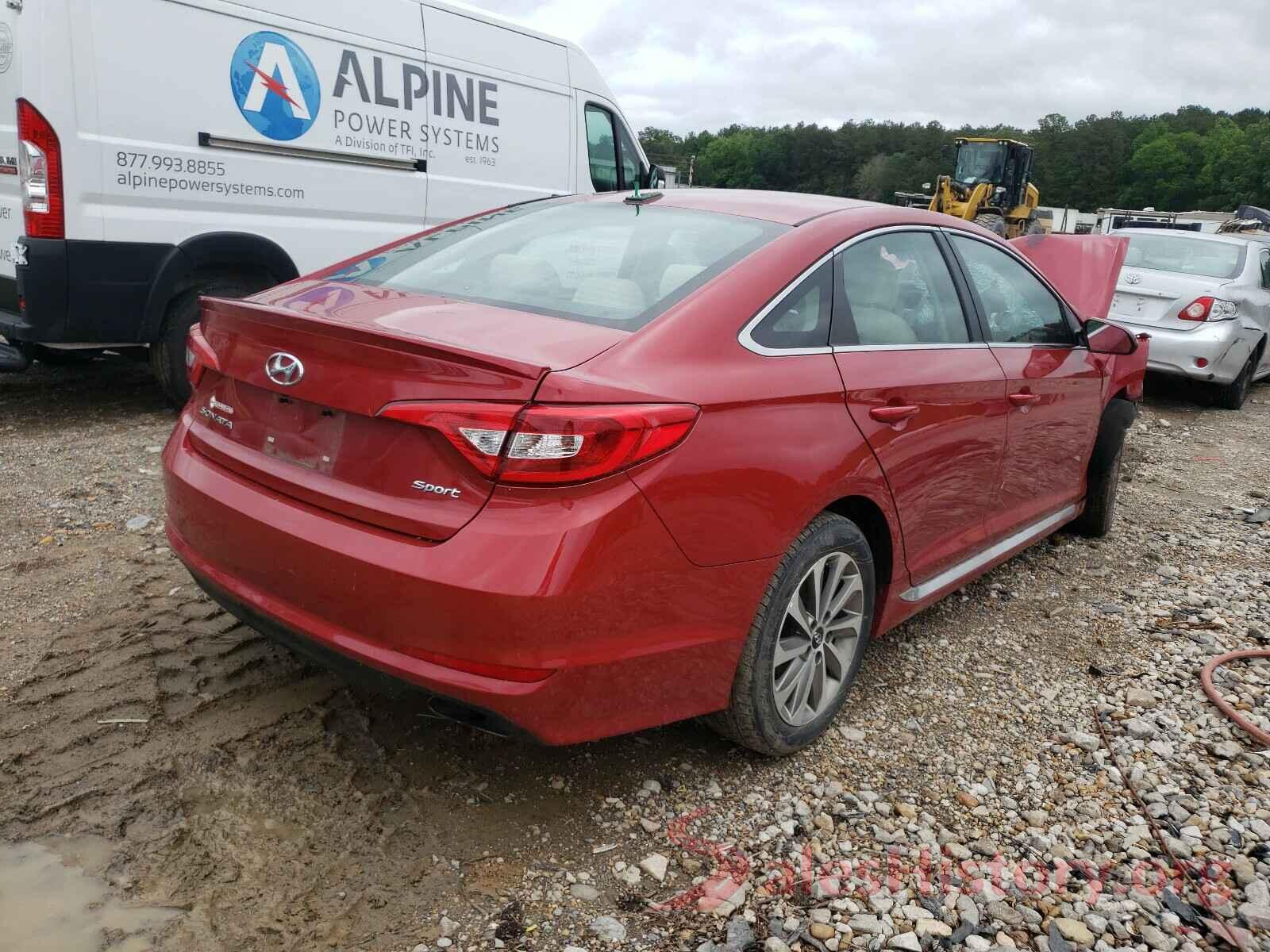 5NPE34AF4HH587602 2017 HYUNDAI SONATA