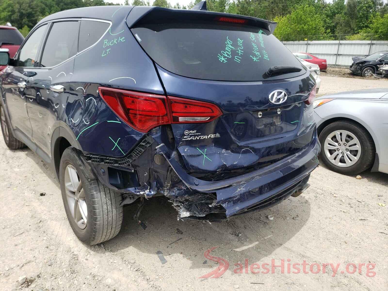 5XYZT3LB0HG488627 2017 HYUNDAI SANTA FE