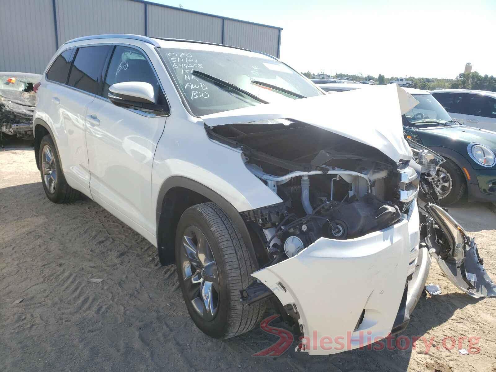 5TDDZRFH1KS961134 2019 TOYOTA HIGHLANDER