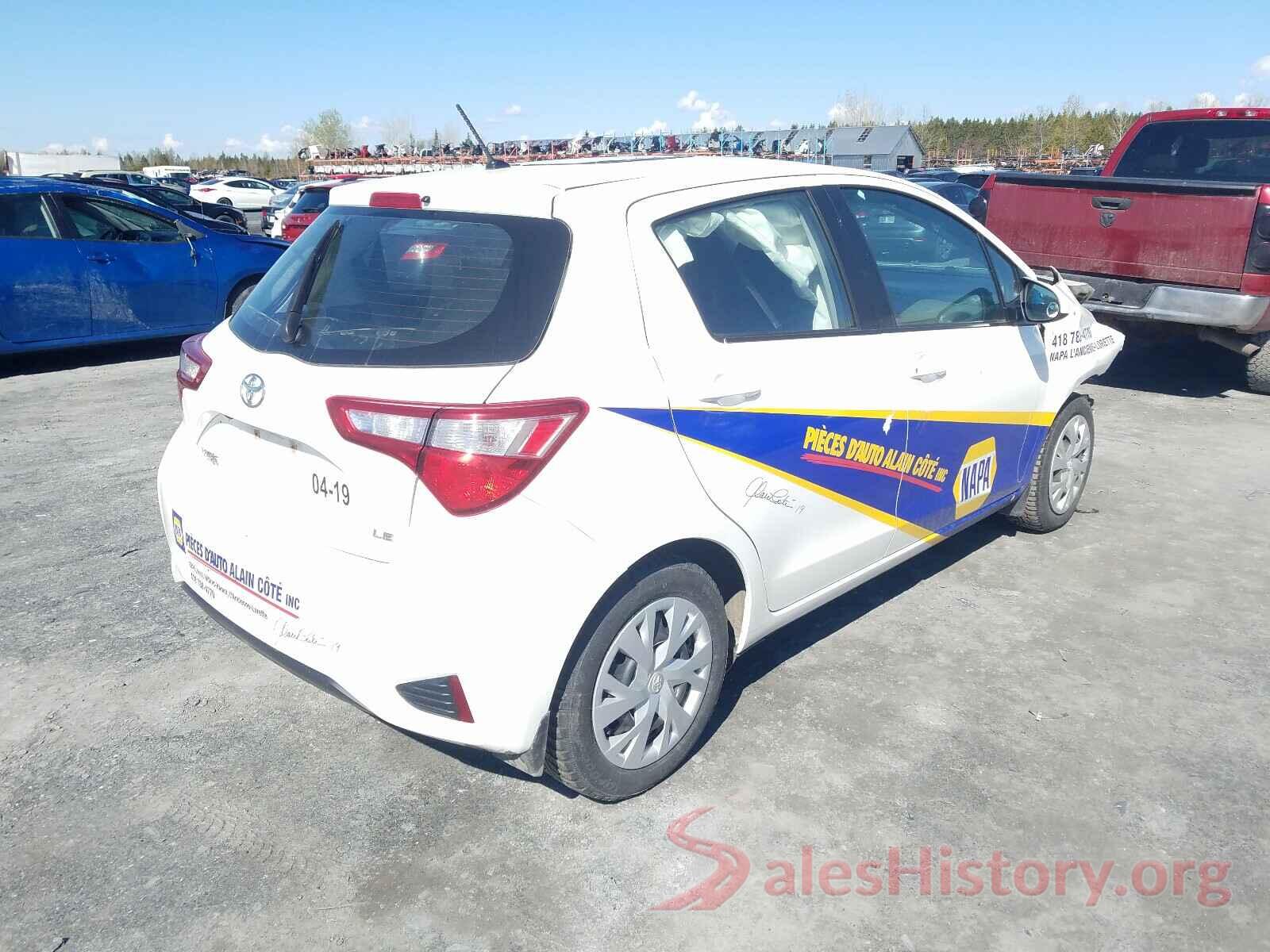 VNKKTUD38KA103554 2019 TOYOTA YARIS