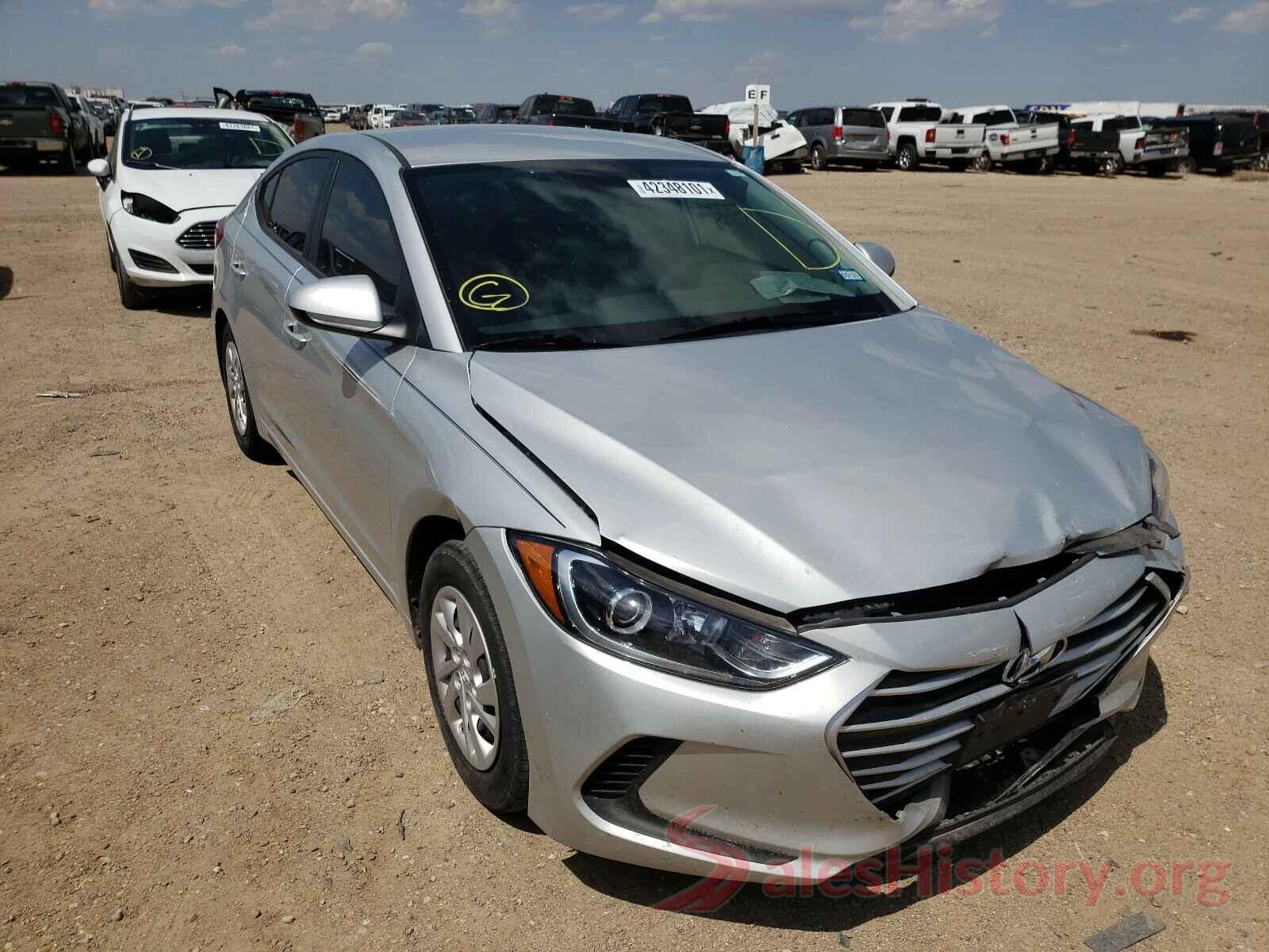 5NPD74LF5JH350054 2018 HYUNDAI ELANTRA