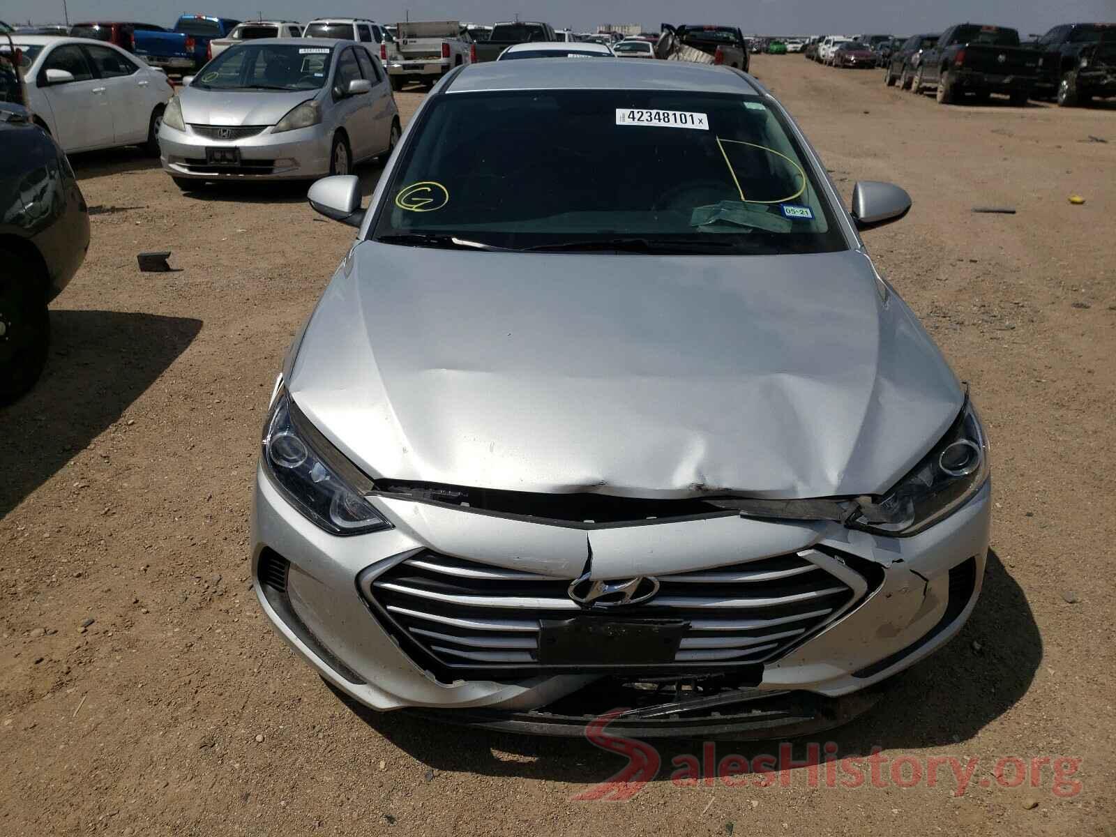 5NPD74LF5JH350054 2018 HYUNDAI ELANTRA