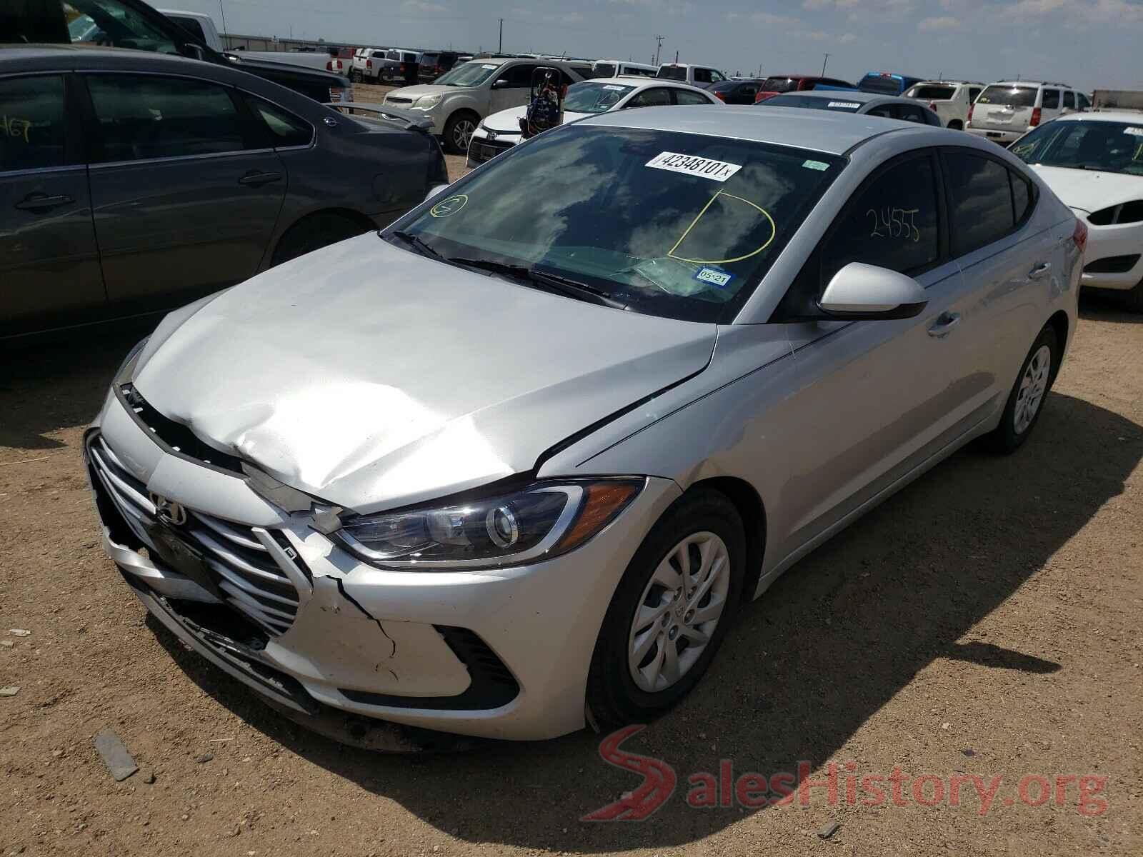 5NPD74LF5JH350054 2018 HYUNDAI ELANTRA