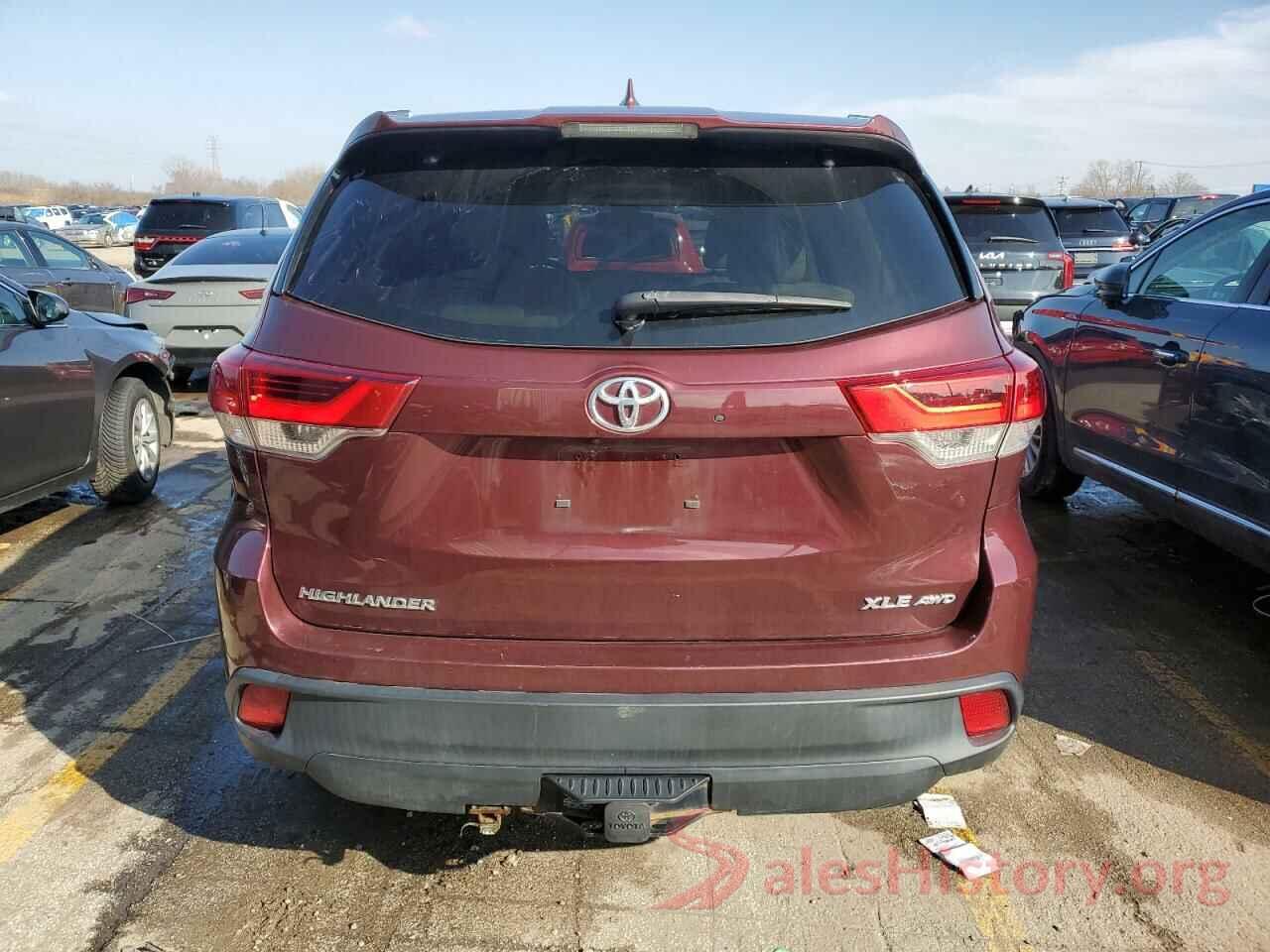 5TDJZRFH8JS856950 2018 TOYOTA HIGHLANDER