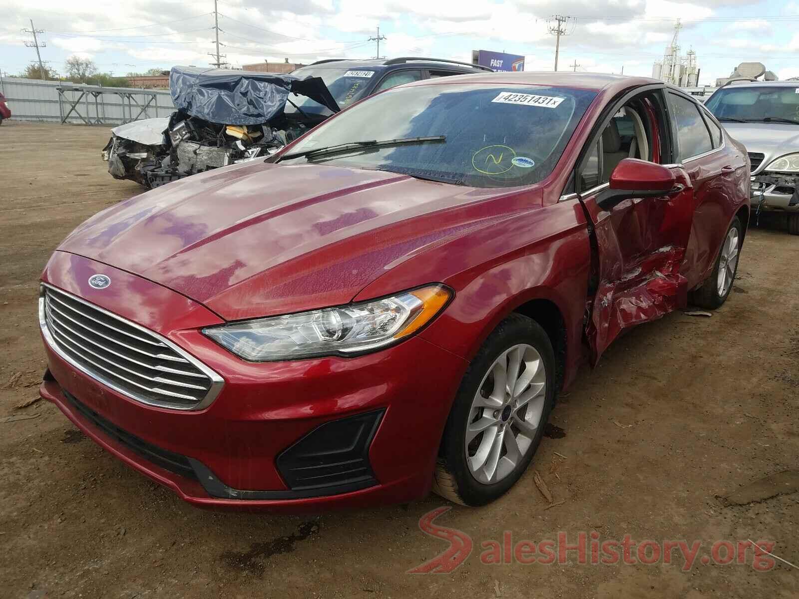 3FA6P0LU9KR220282 2019 FORD FUSION