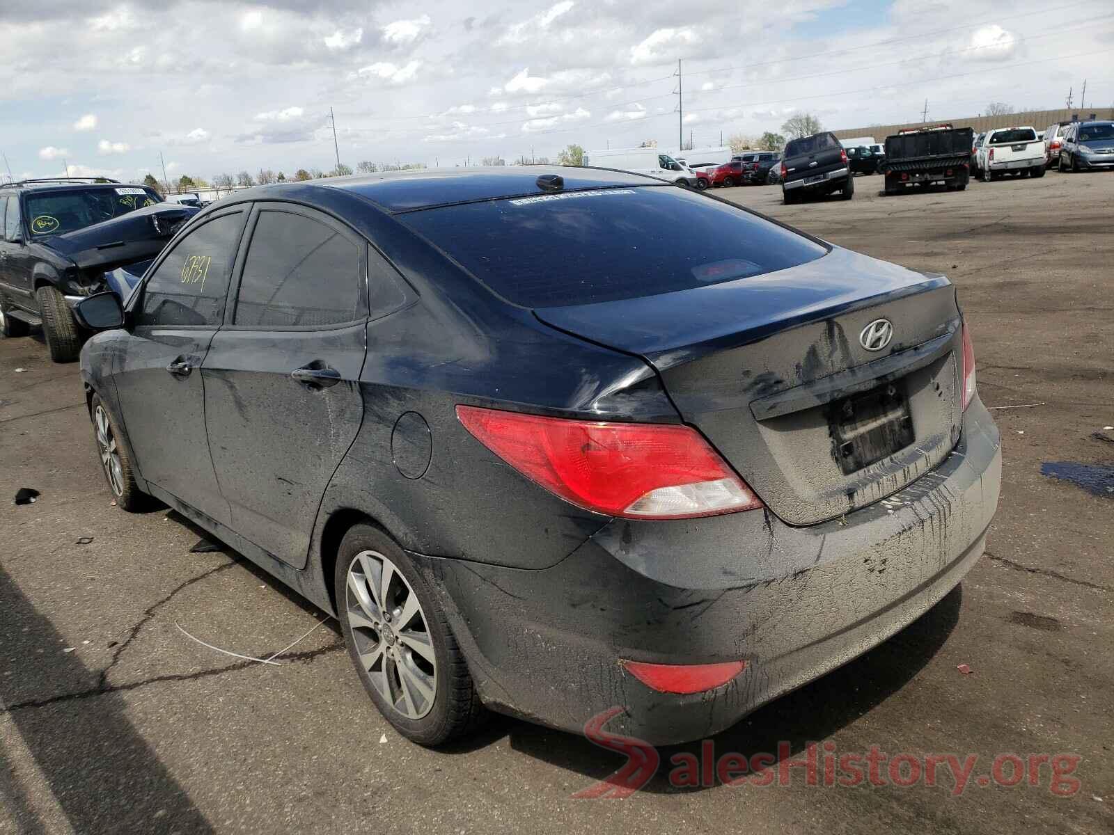 KMHCT4AEXHU348054 2017 HYUNDAI ACCENT