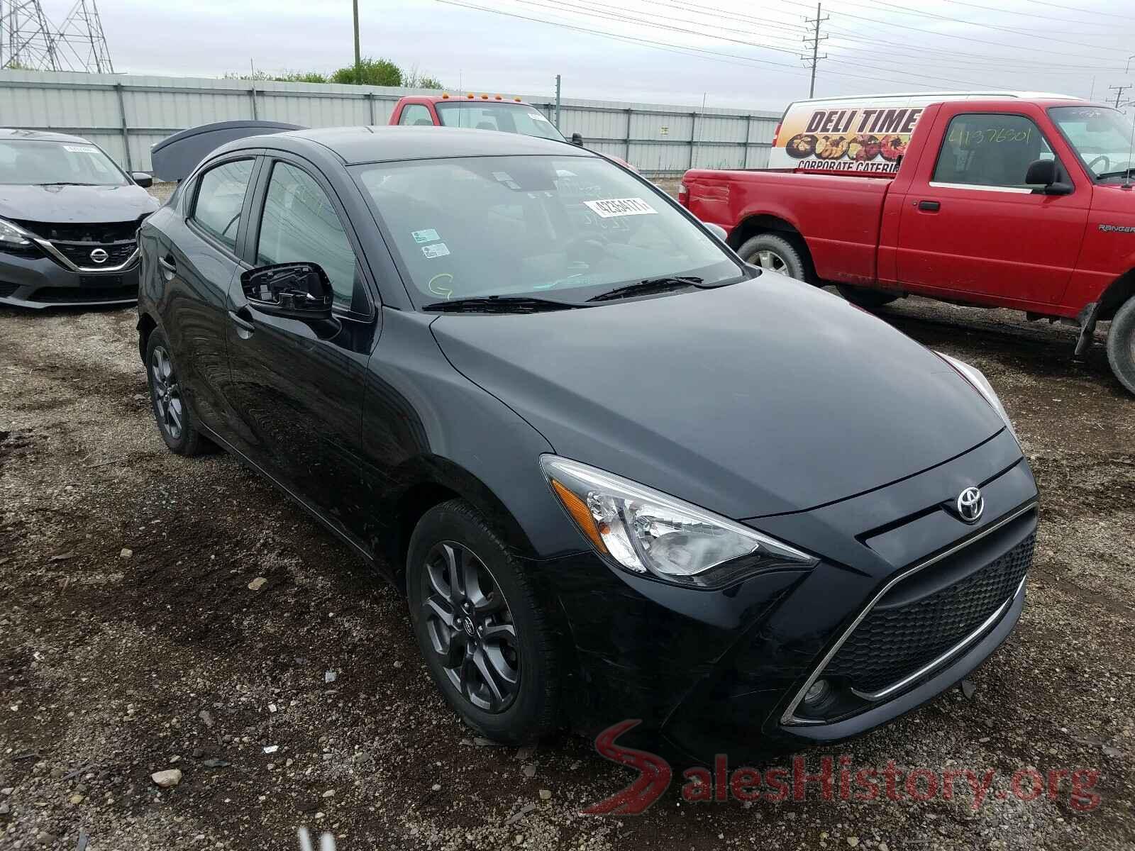 3MYDLBYV9KY508613 2019 TOYOTA YARIS