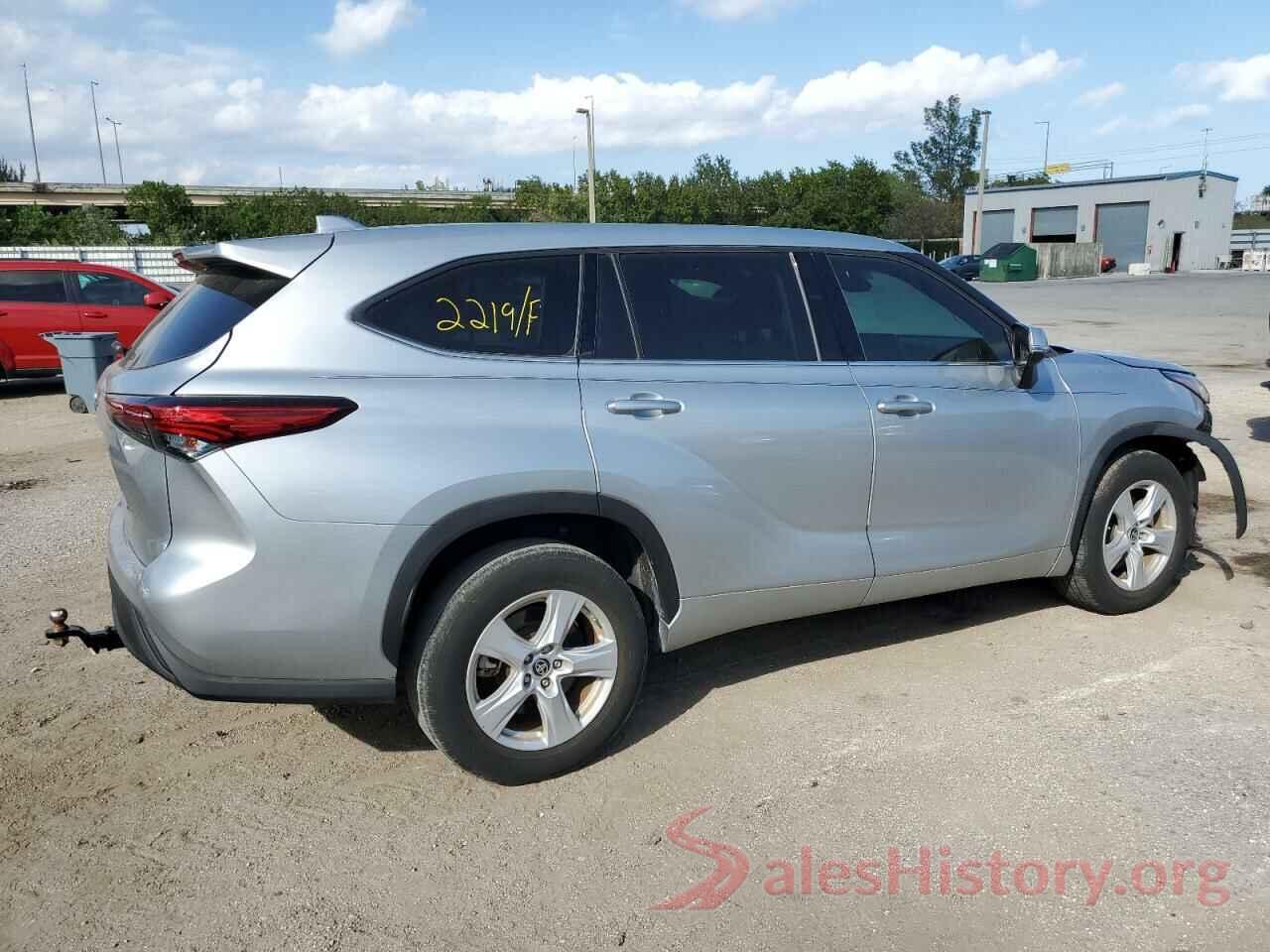 5TDCZRAHXLS015943 2020 TOYOTA HIGHLANDER