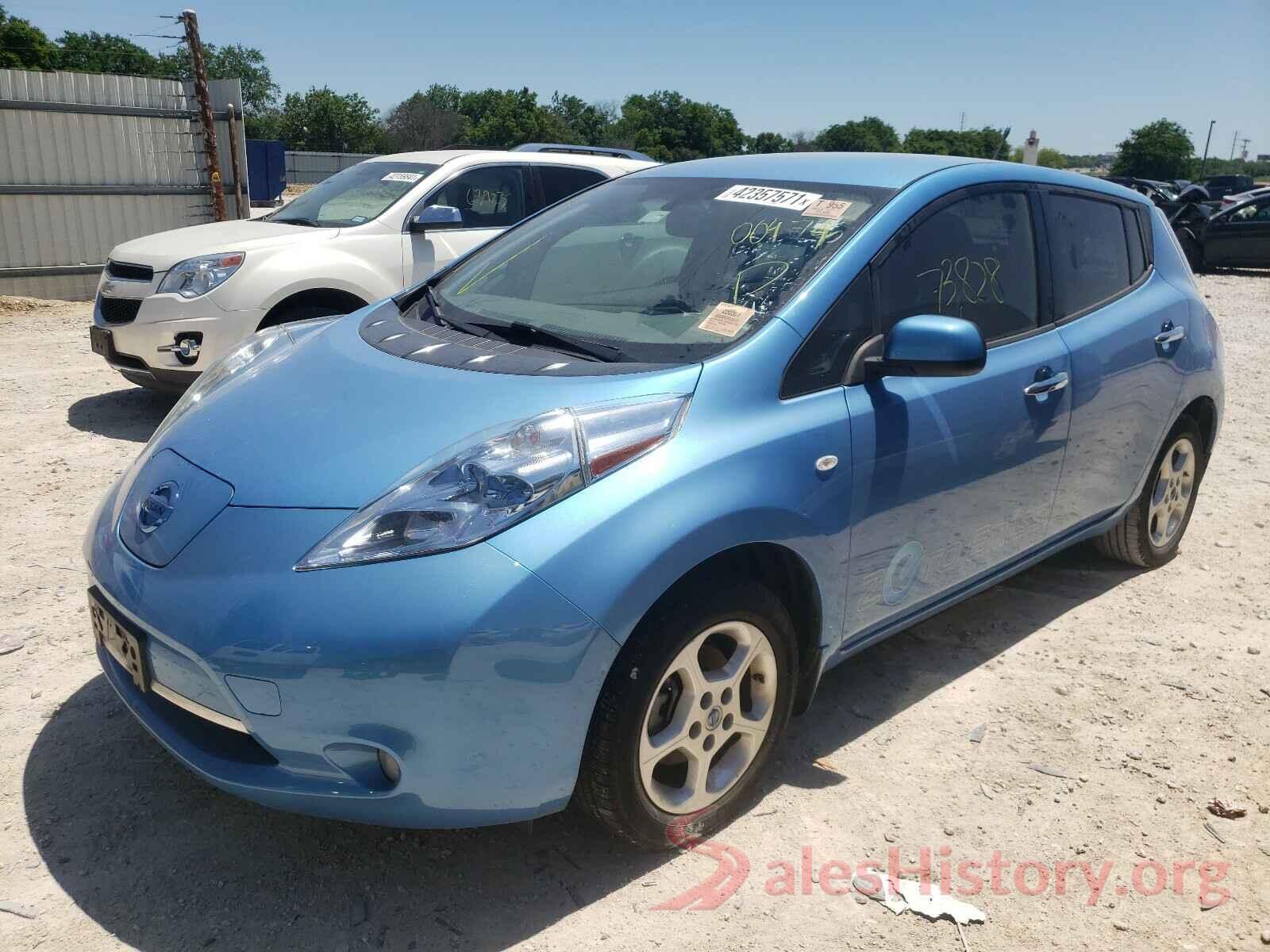 JN1AZ0CP7BT004795 2011 NISSAN LEAF