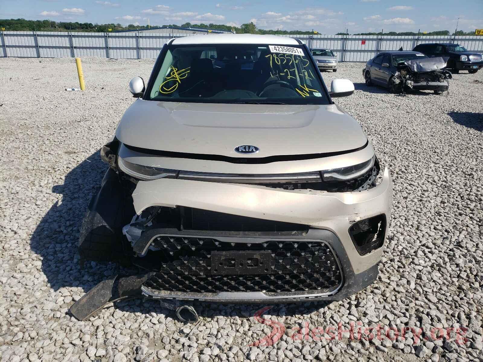 KNDJ33AU4L7092773 2020 KIA SOUL