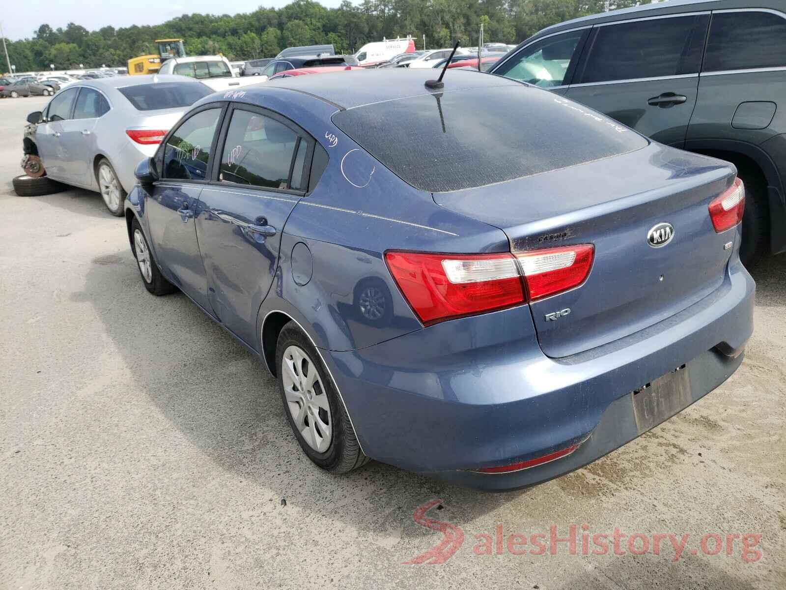 KNADM4A38G6685195 2016 KIA RIO