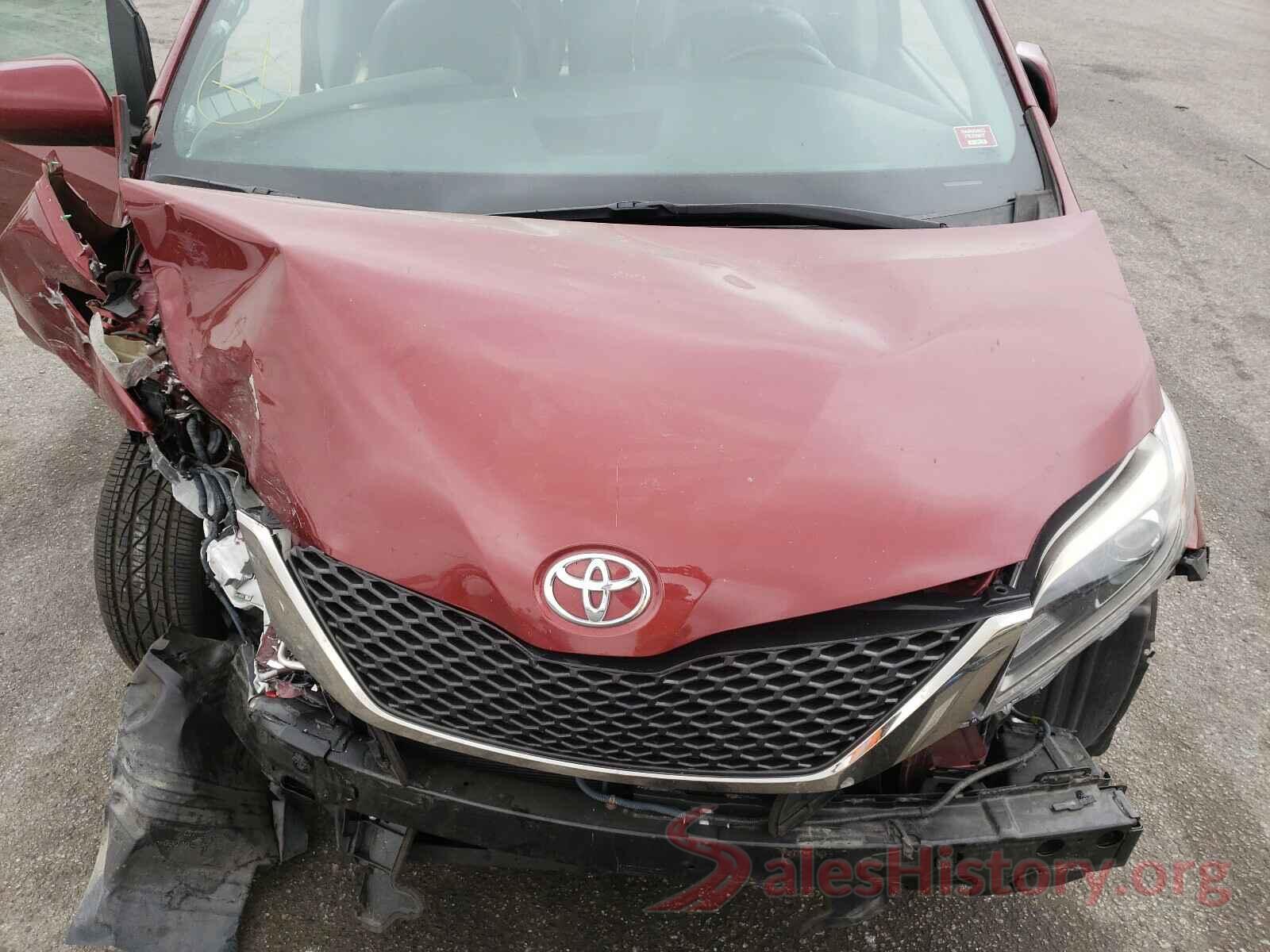 5TDXZ3DC7HS874154 2017 TOYOTA SIENNA