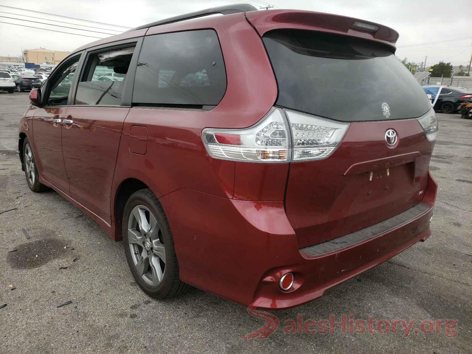 5TDXZ3DC7HS874154 2017 TOYOTA SIENNA