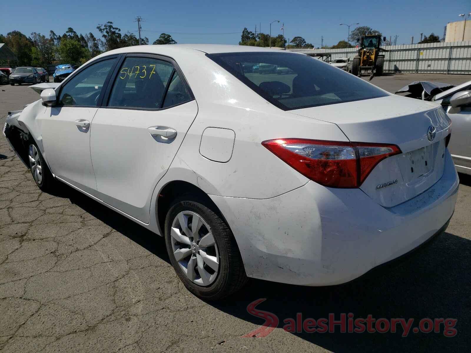 5YFBURHE5GP522835 2016 TOYOTA COROLLA