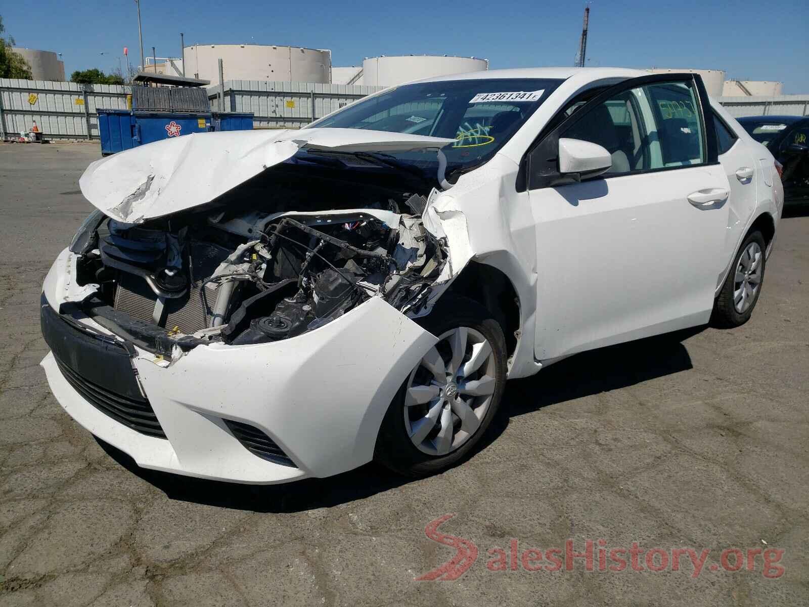 5YFBURHE5GP522835 2016 TOYOTA COROLLA