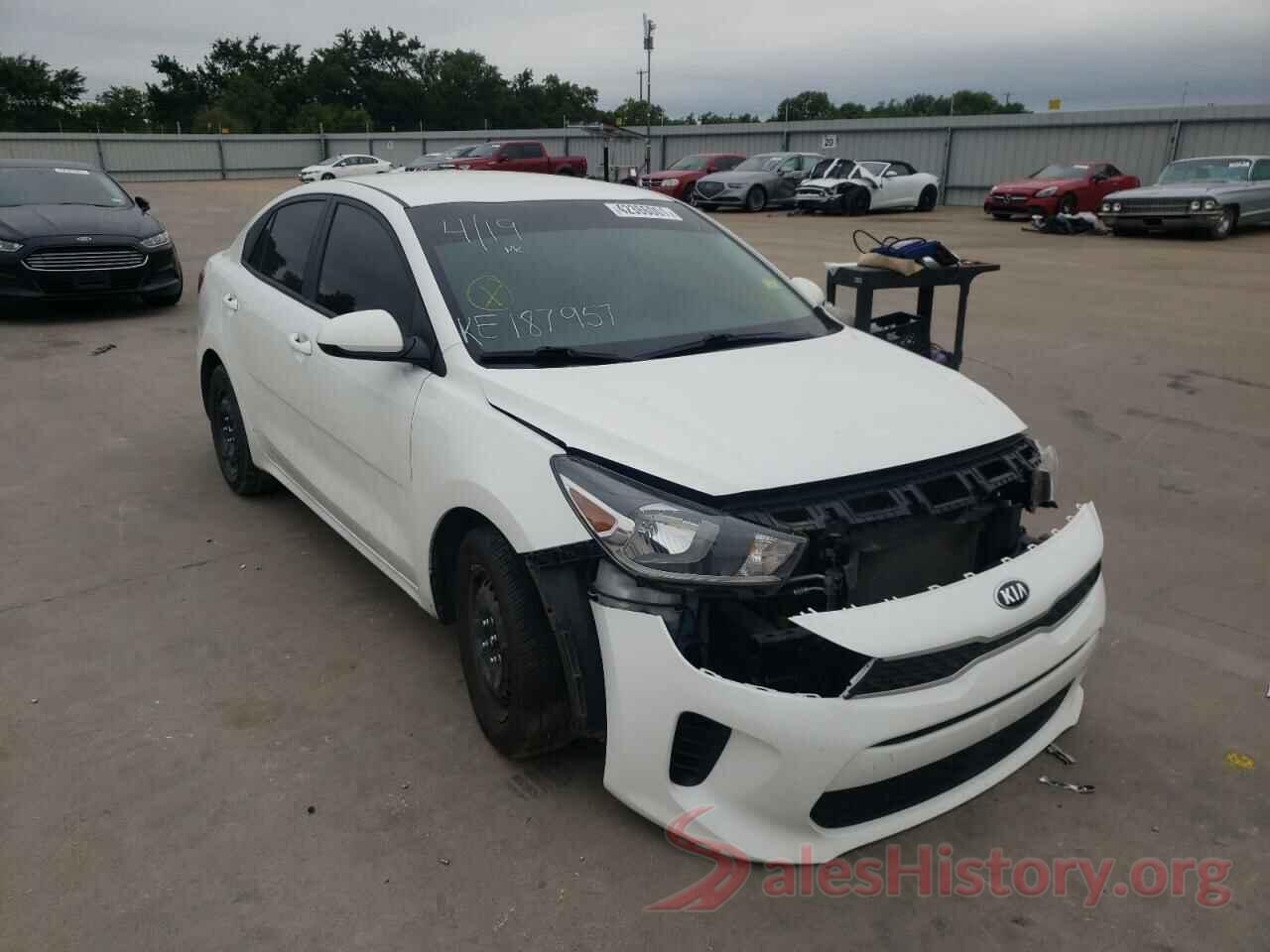 3KPA24ABXKE187957 2019 KIA RIO