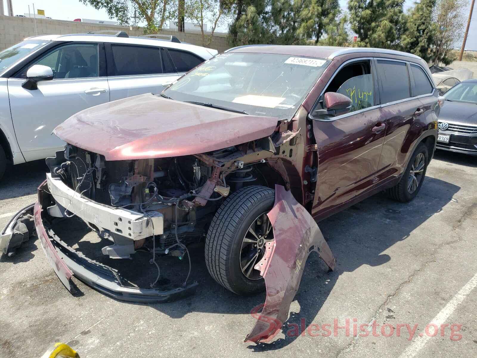 5TDKKRFH5GS164131 2016 TOYOTA HIGHLANDER