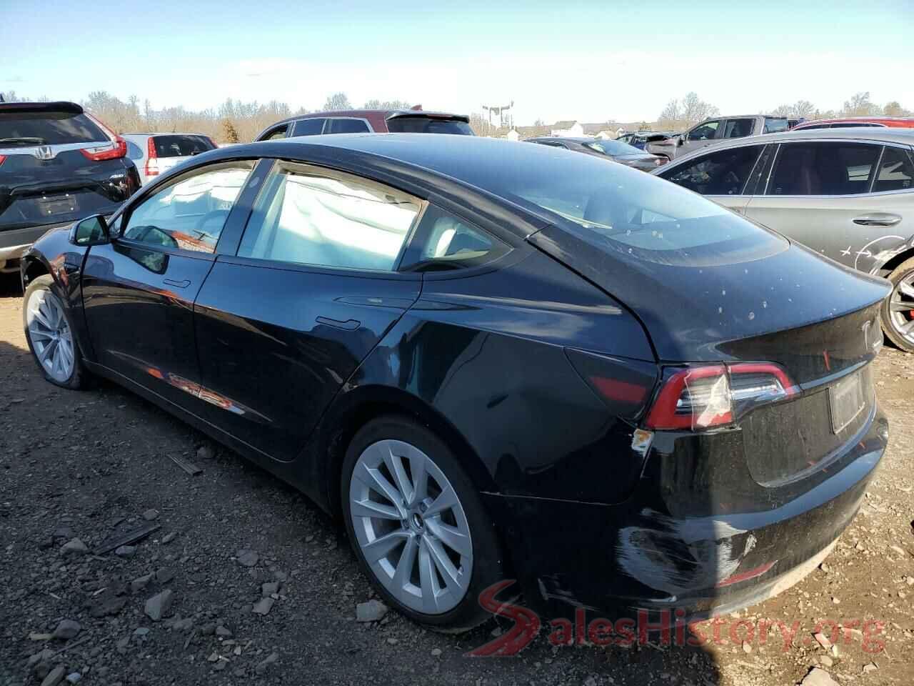 5YJ3E1EA2NF372440 2022 TESLA MODEL 3