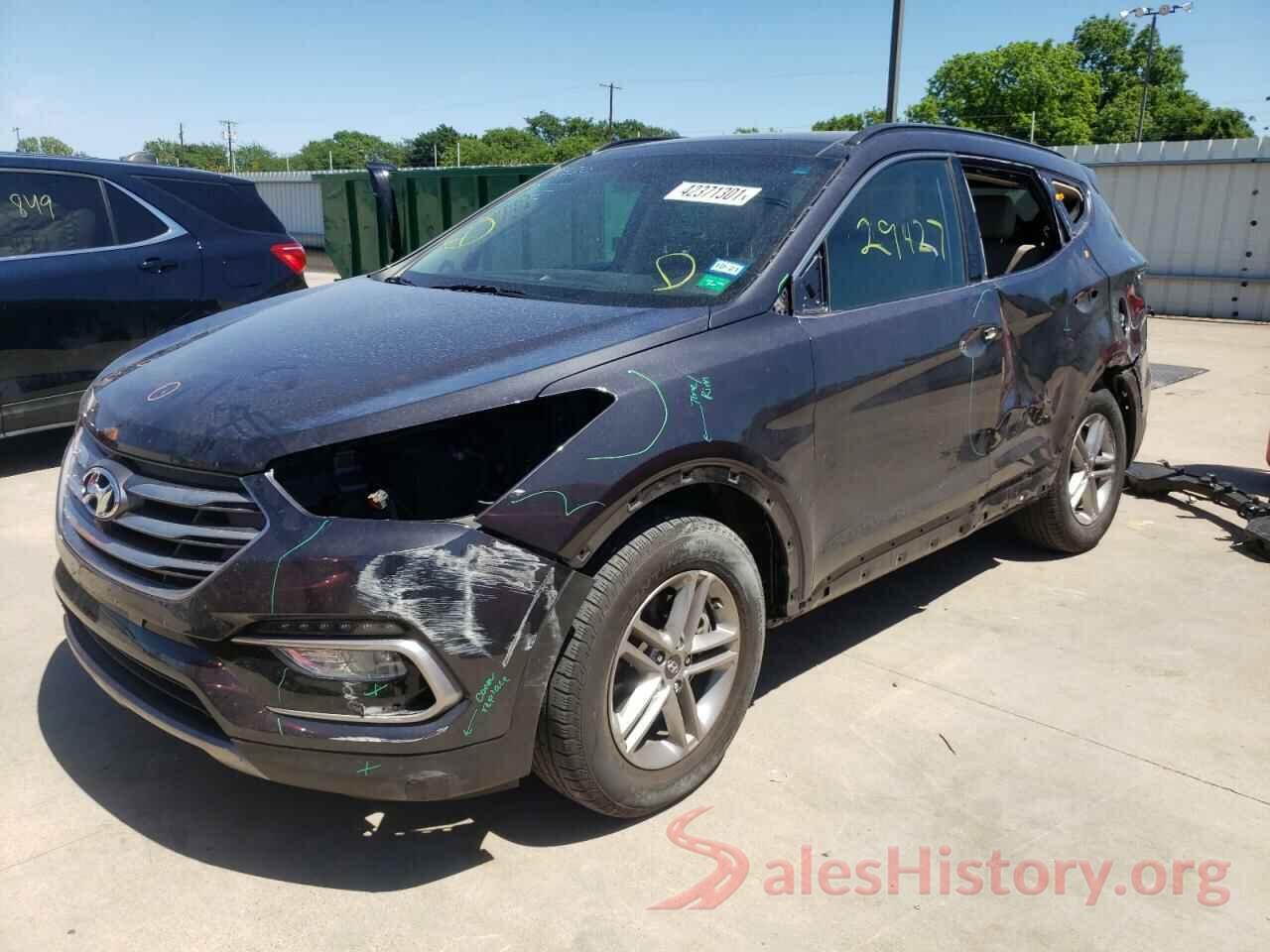 5XYZU3LB7HG496883 2017 HYUNDAI SANTA FE