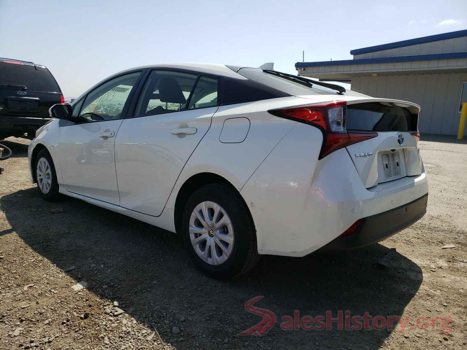 JTDKARFU6K3083374 2019 TOYOTA PRIUS