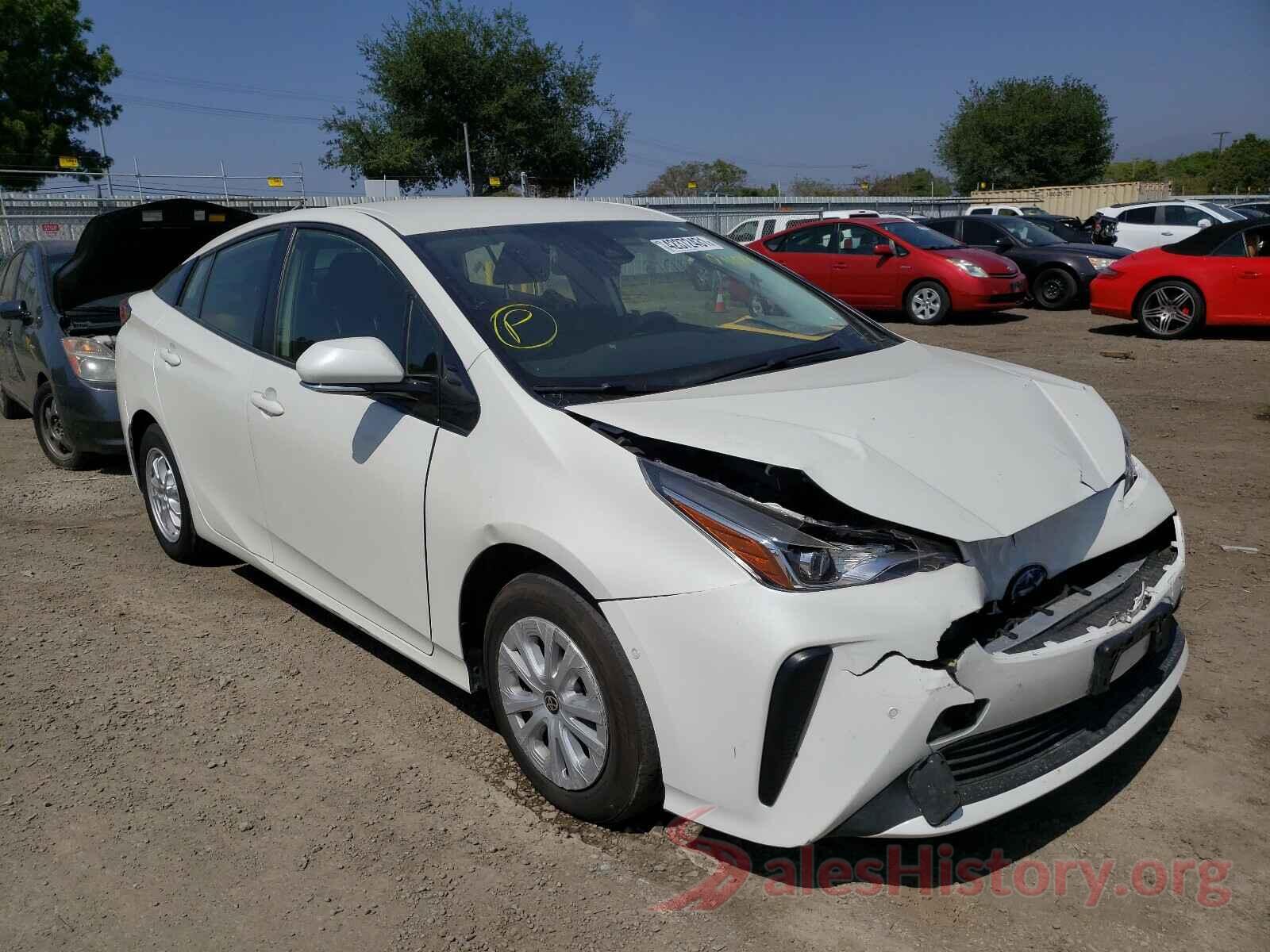 JTDKARFU6K3083374 2019 TOYOTA PRIUS