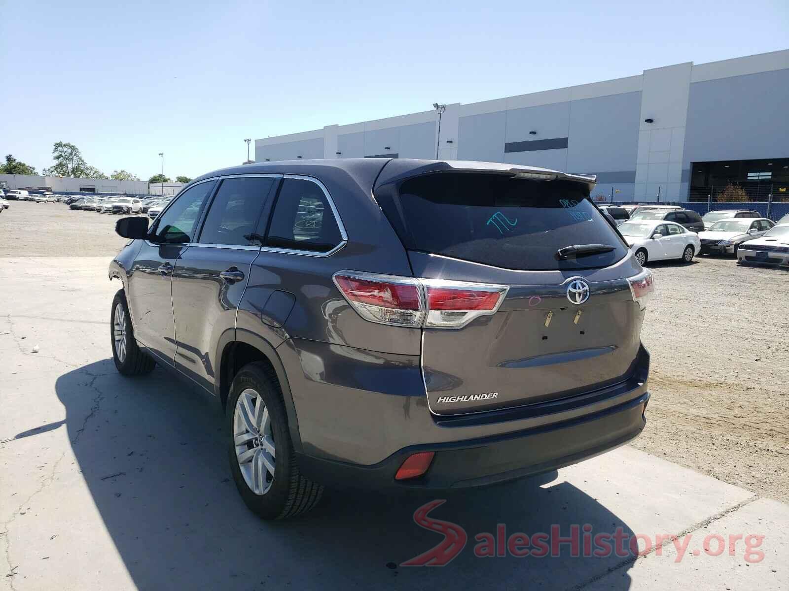 5TDZKRFH2GS169723 2016 TOYOTA HIGHLANDER