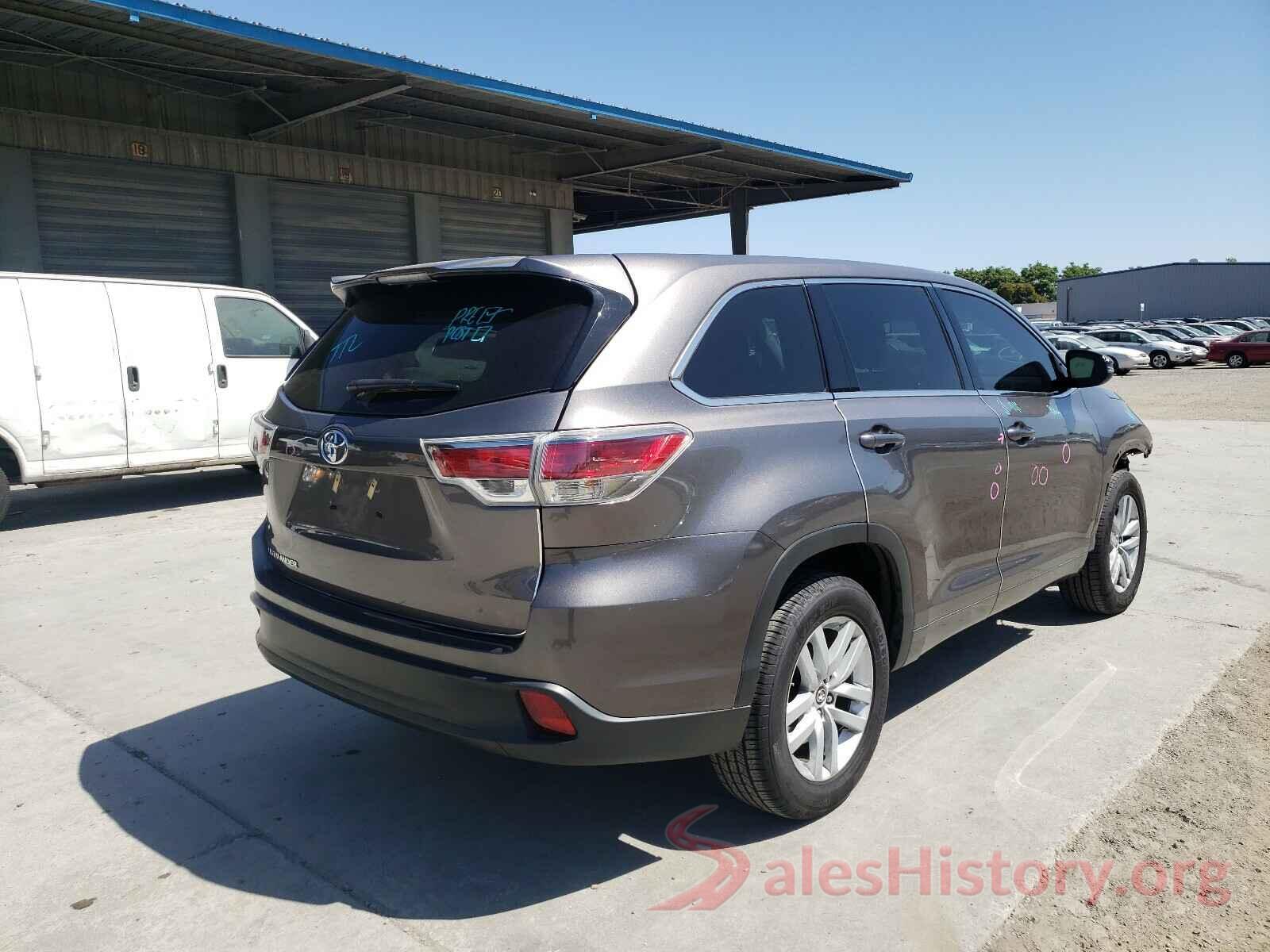 5TDZKRFH2GS169723 2016 TOYOTA HIGHLANDER