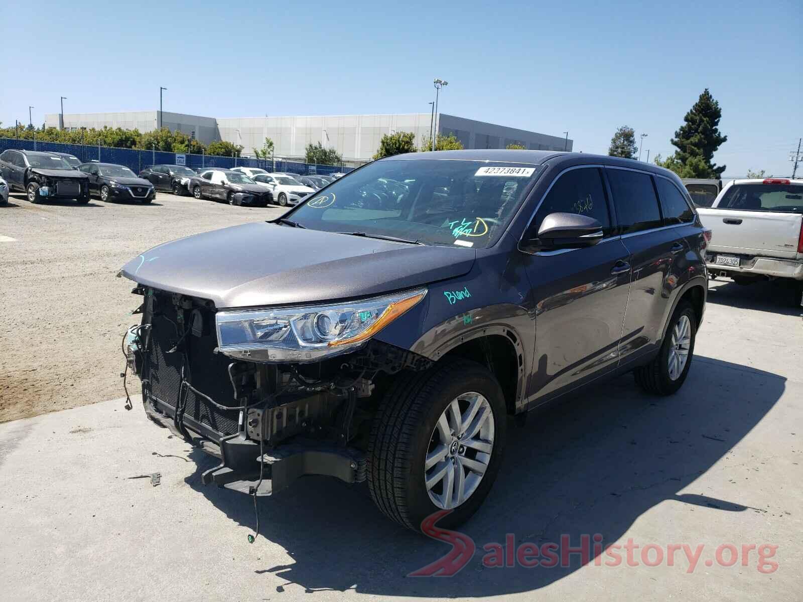 5TDZKRFH2GS169723 2016 TOYOTA HIGHLANDER