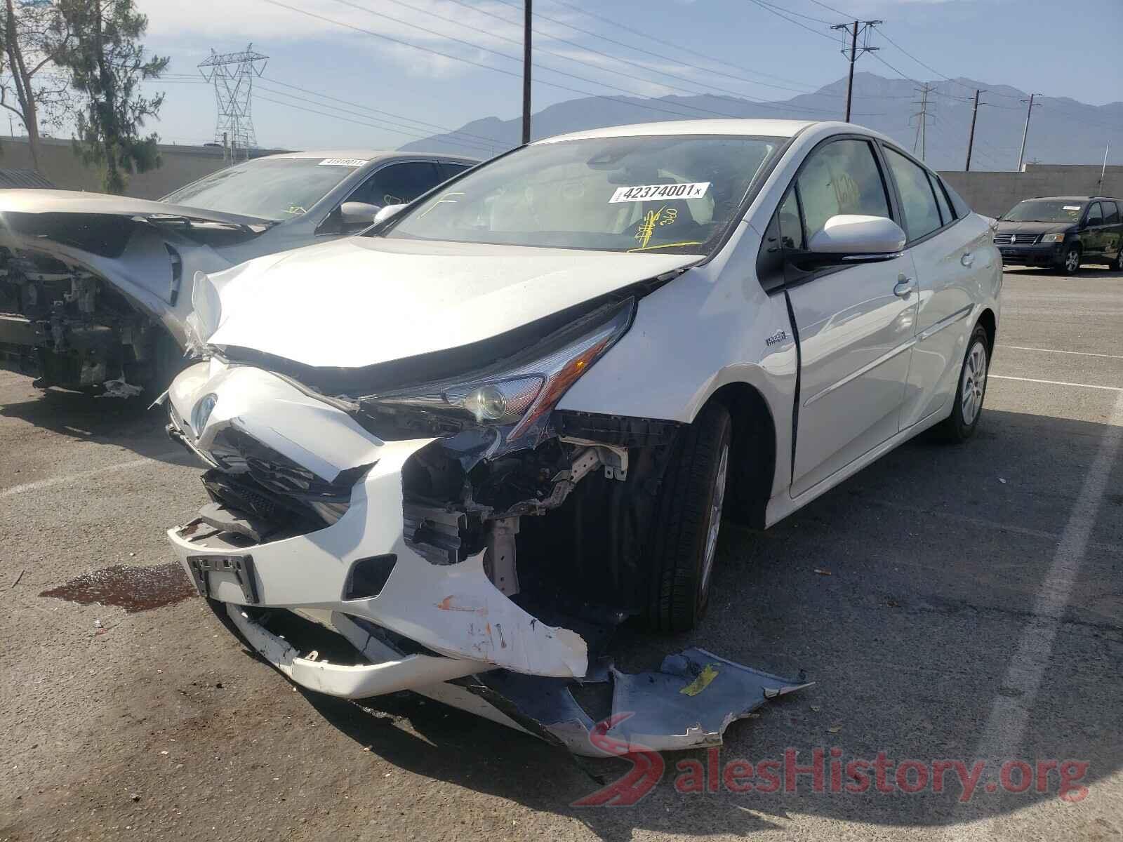 JTDKBRFU9H3544394 2017 TOYOTA PRIUS