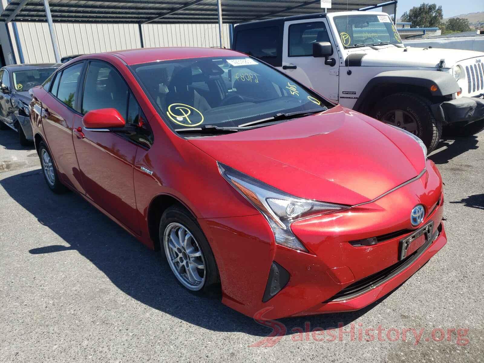 JTDKBRFUXH3054014 2017 TOYOTA PRIUS