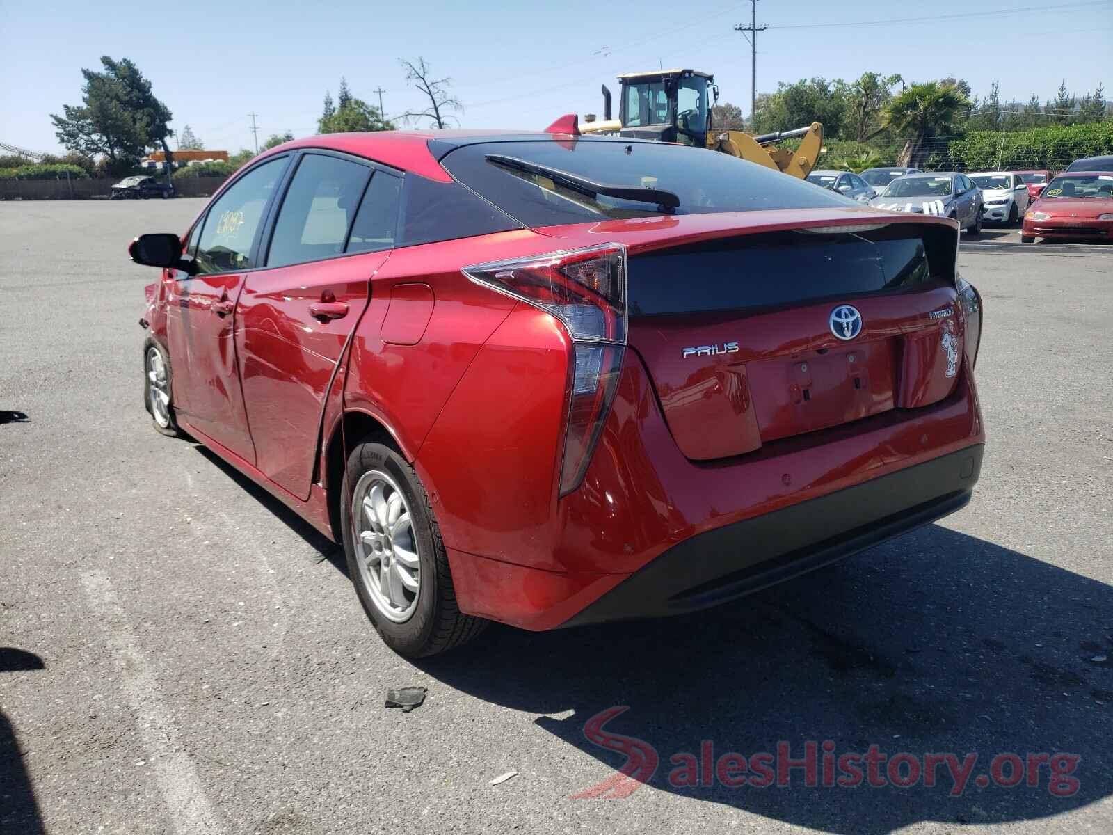 JTDKBRFUXH3054014 2017 TOYOTA PRIUS