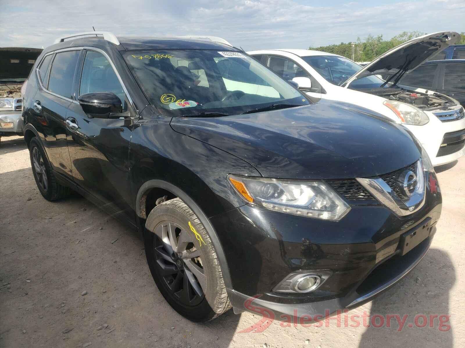 5N1AT2MT7GC757848 2016 NISSAN ROGUE