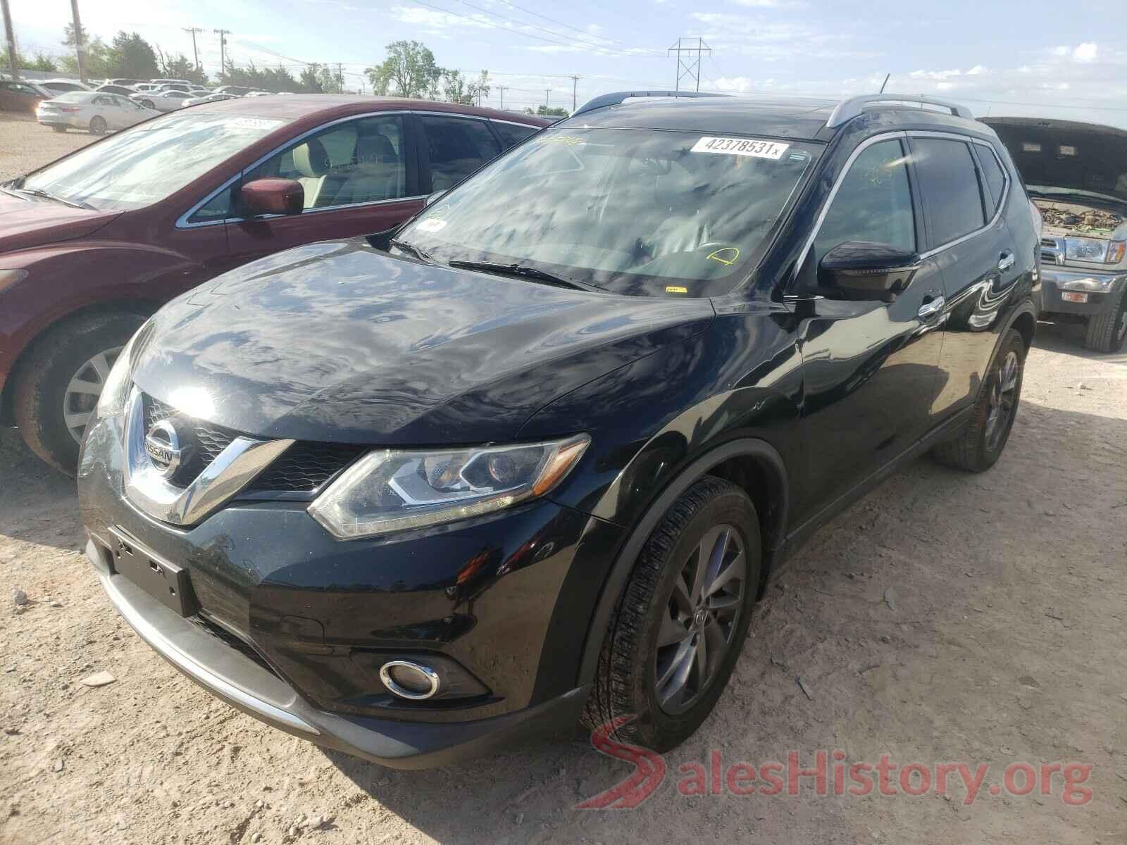 5N1AT2MT7GC757848 2016 NISSAN ROGUE