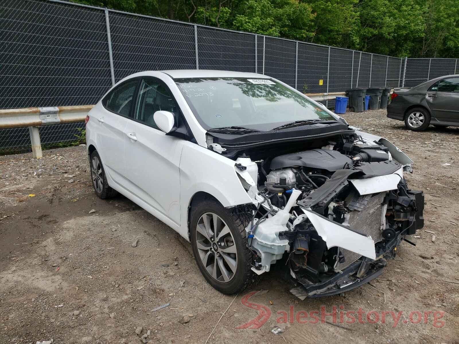 KMHCT4AE8HU372093 2017 HYUNDAI ACCENT