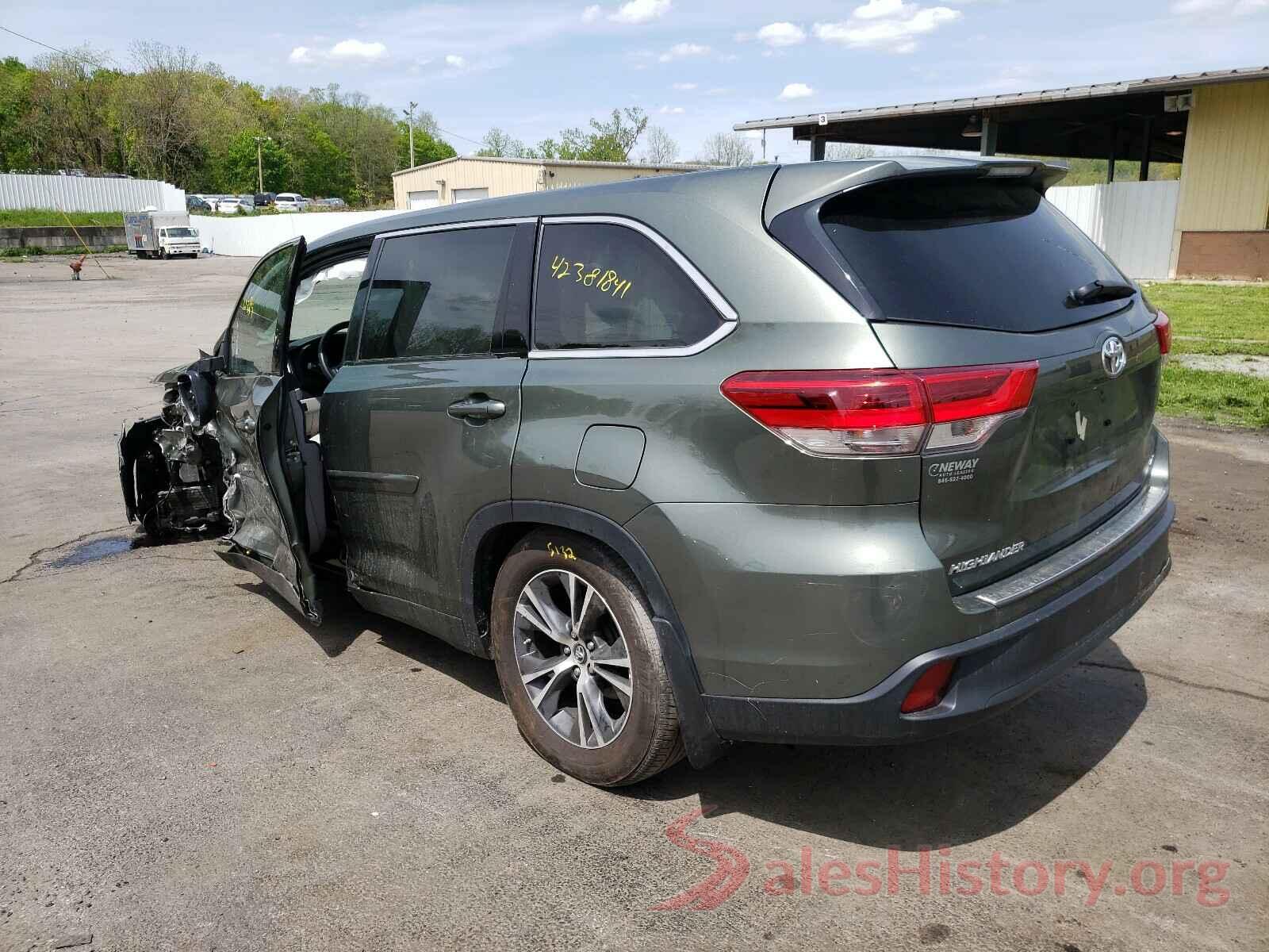 5TDBZRFHXKS724214 2019 TOYOTA HIGHLANDER