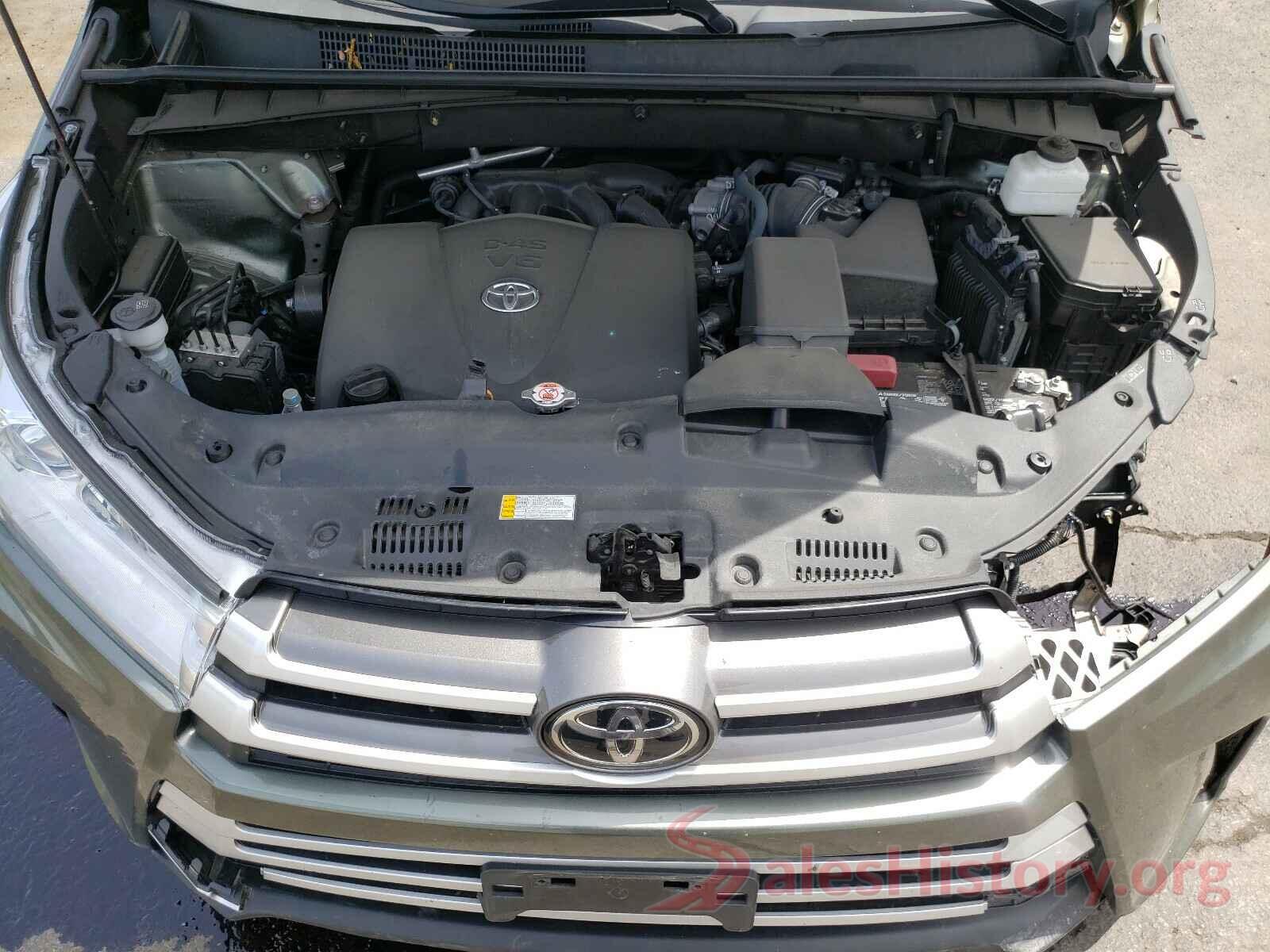 5TDBZRFHXKS724214 2019 TOYOTA HIGHLANDER