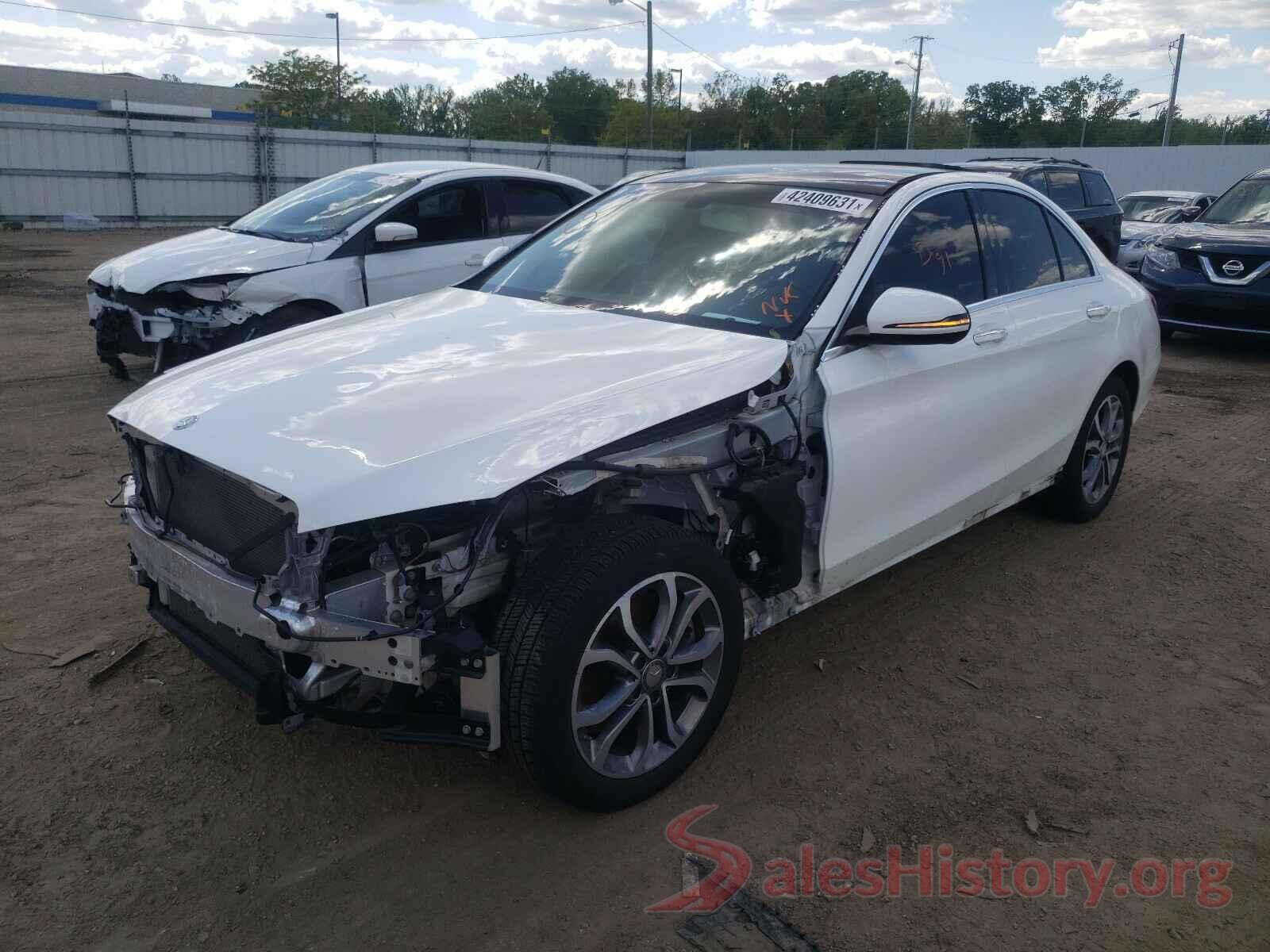 55SWF4KBXHU180694 2017 MERCEDES-BENZ C CLASS