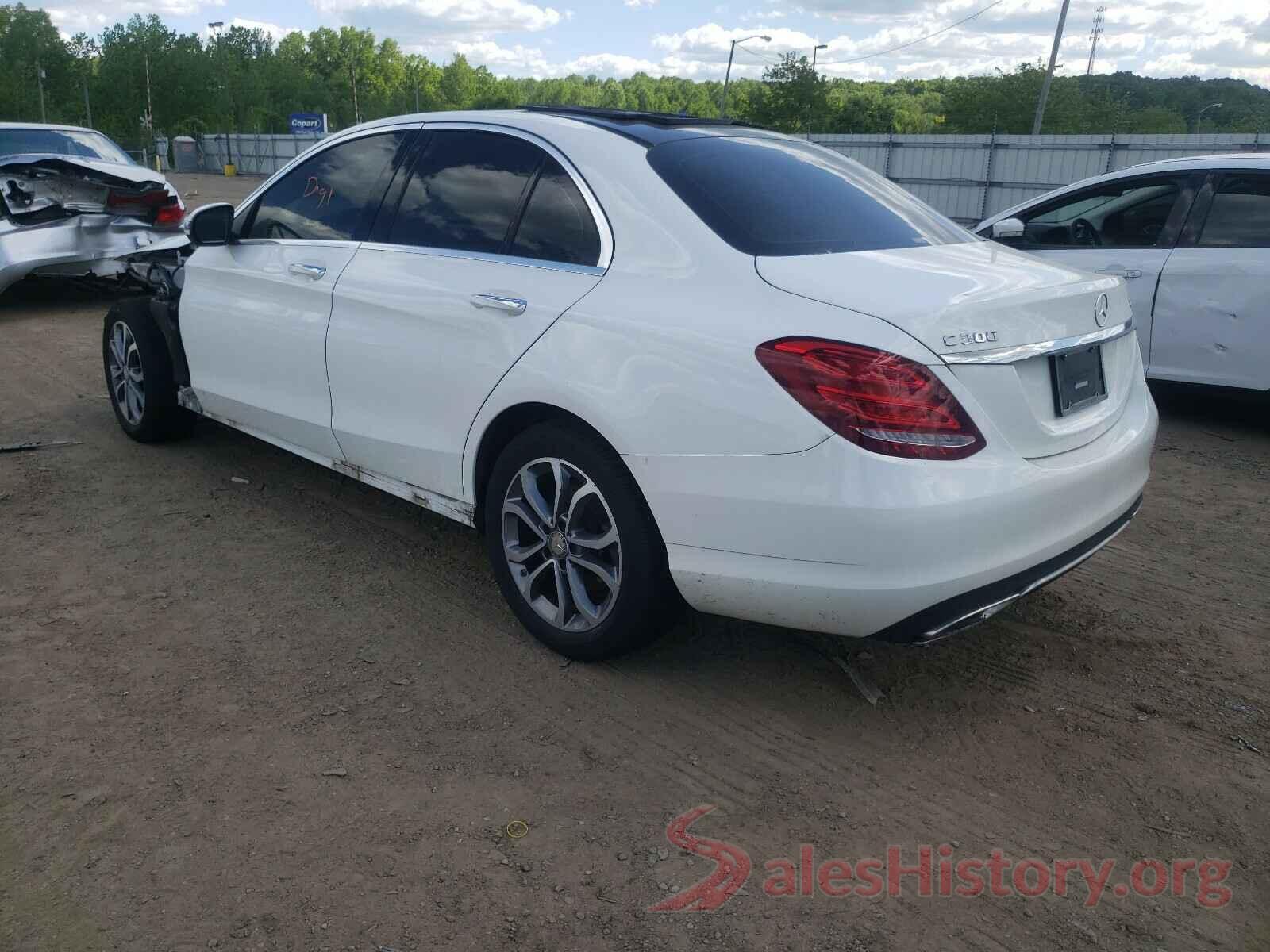 55SWF4KBXHU180694 2017 MERCEDES-BENZ C CLASS